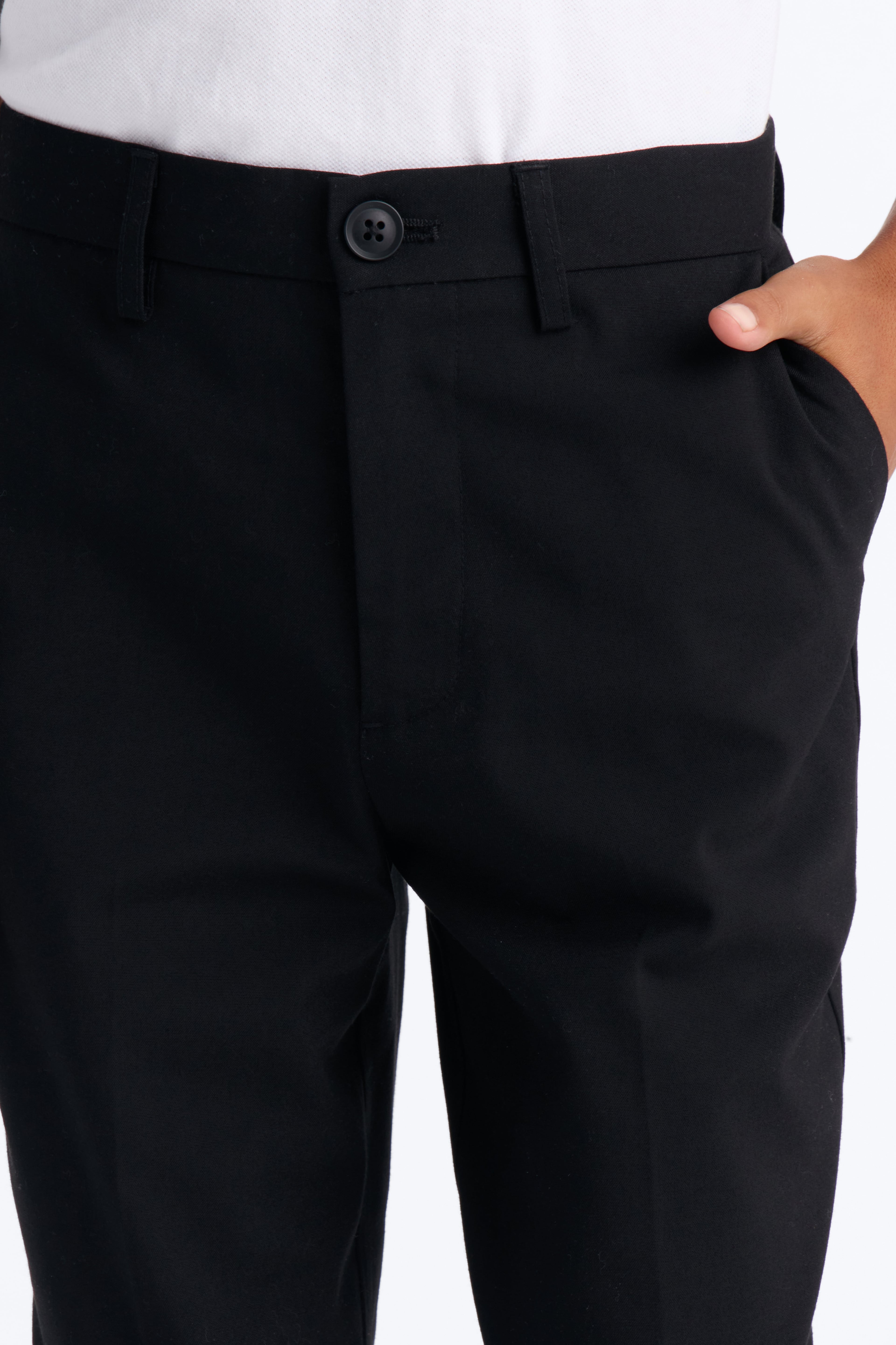 Mini The Modern Stretch Slim Trouser - Black image 4
