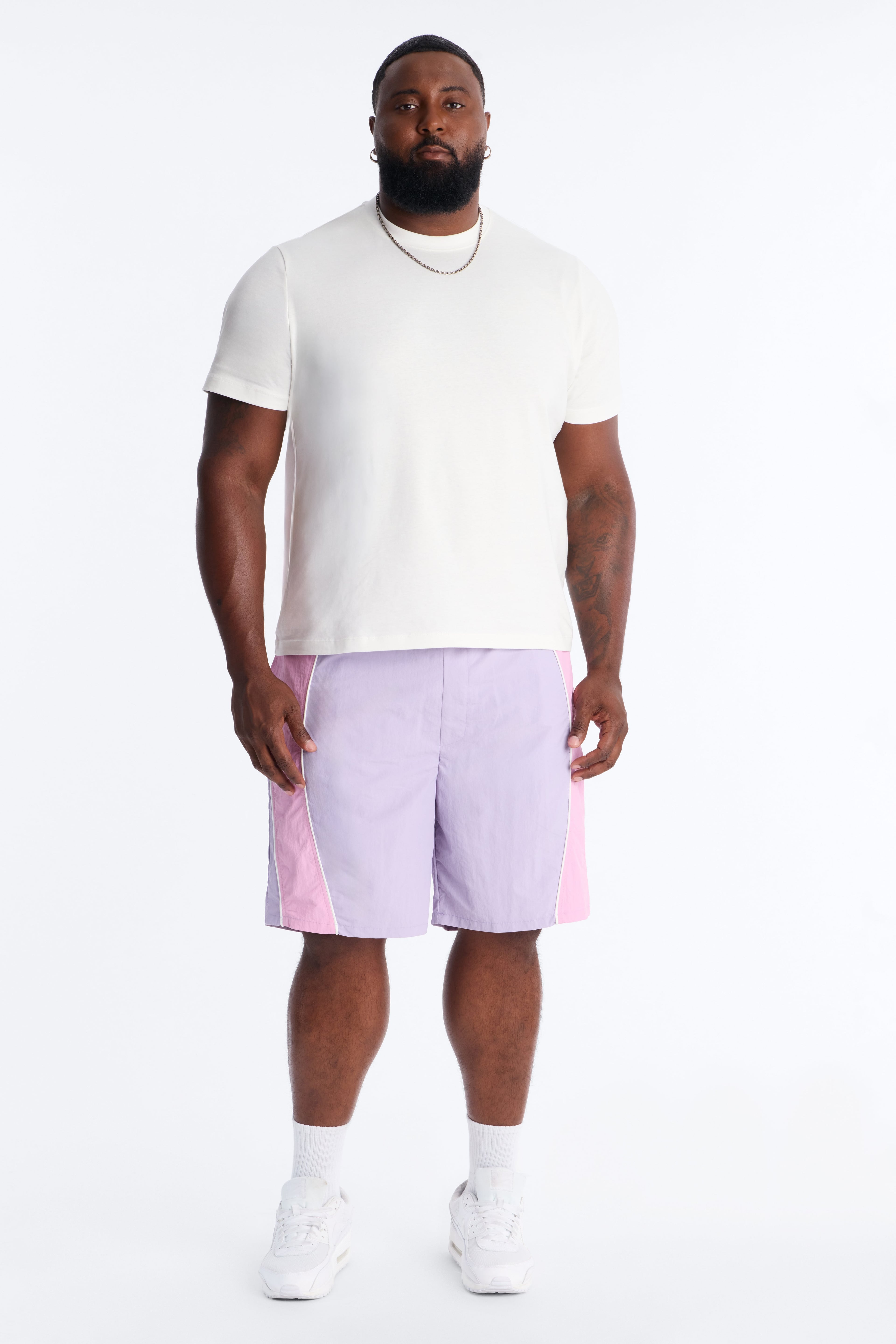 Relaxed Osaka Block Short - Purple/combo image 1