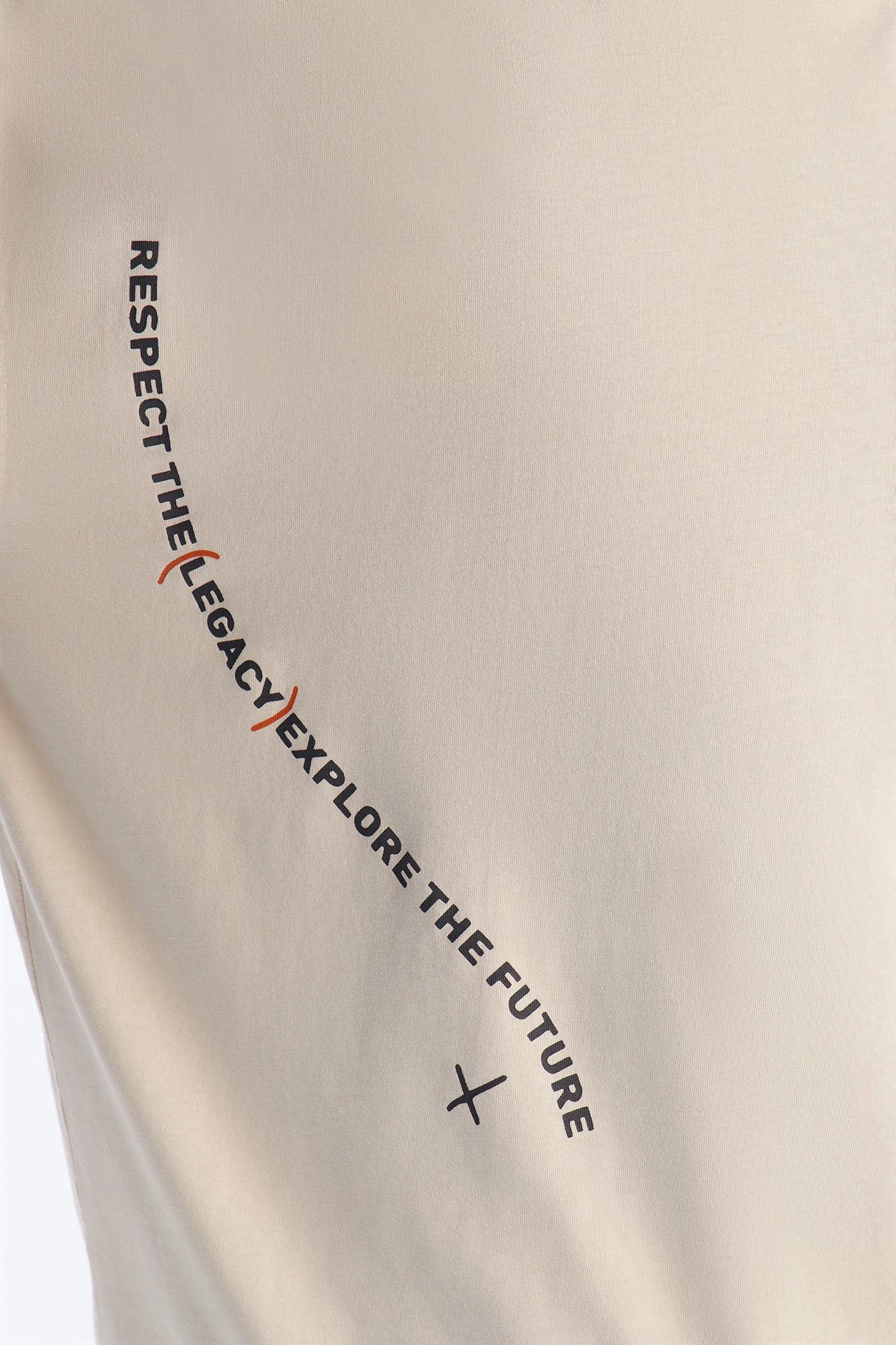 Stay United Oversized Short Sleeve Tee - Cream image 8