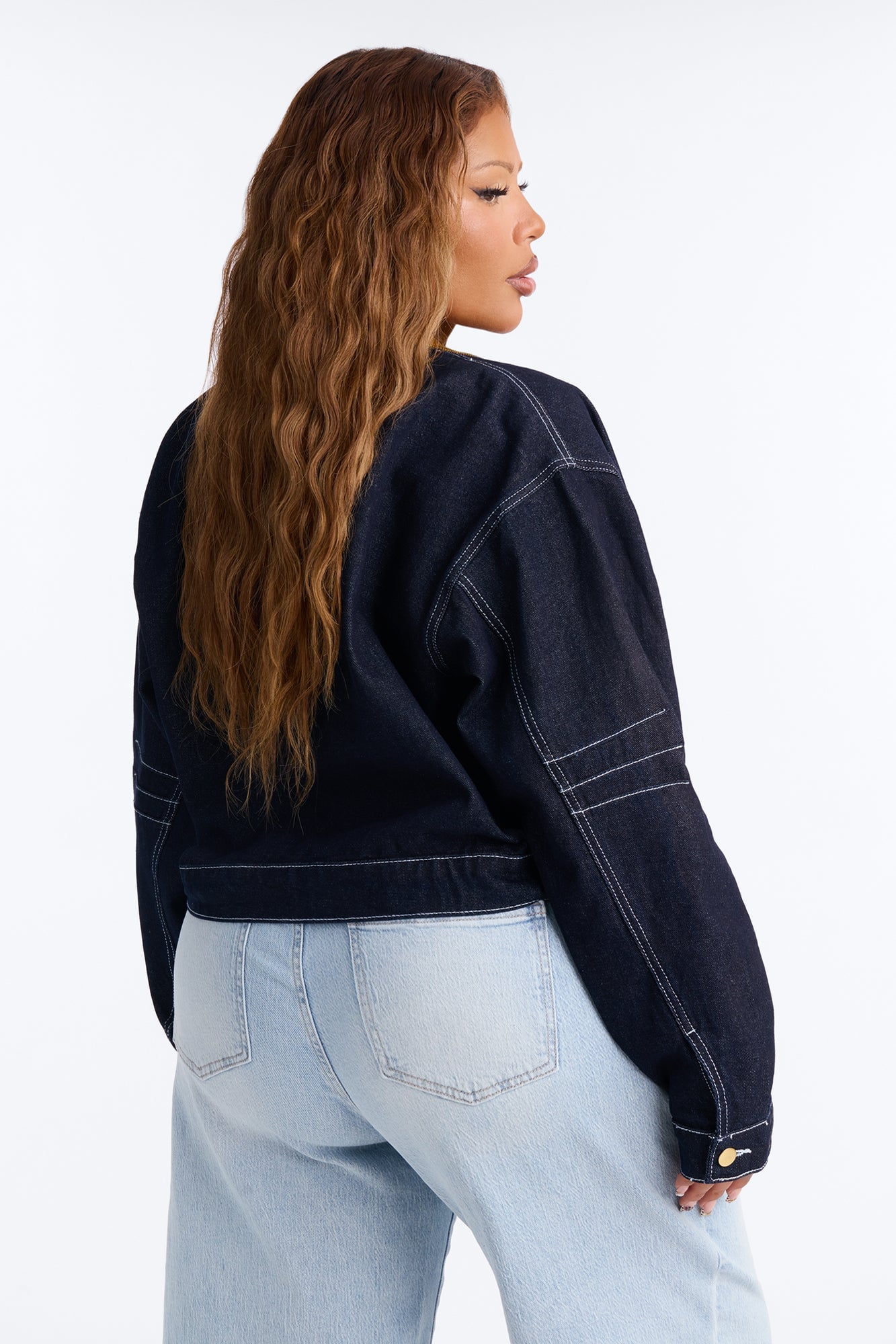 Essex Denim Jacket - Dark Denim image 4
