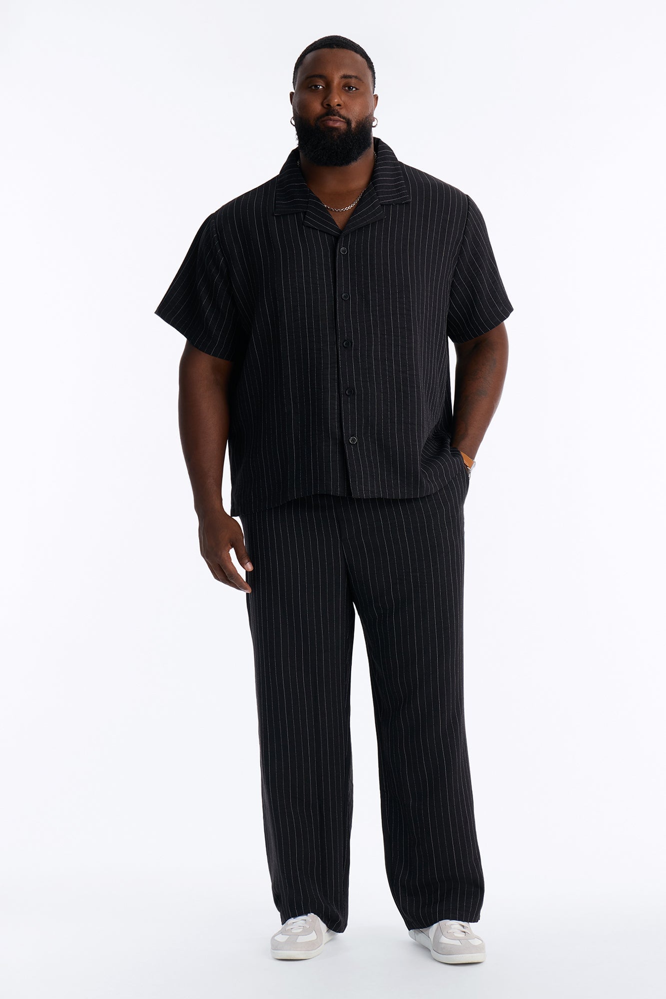 Off Stitch Relaxed Pant - Black/combo image 2