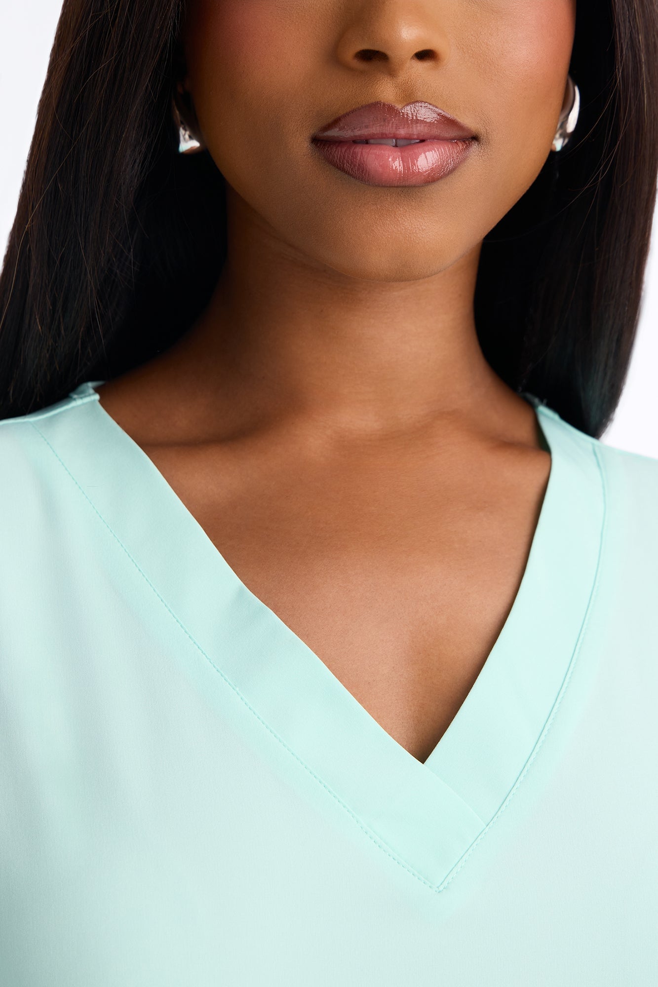 On Call Stretch Uniform Scrub Set - Mint image 7