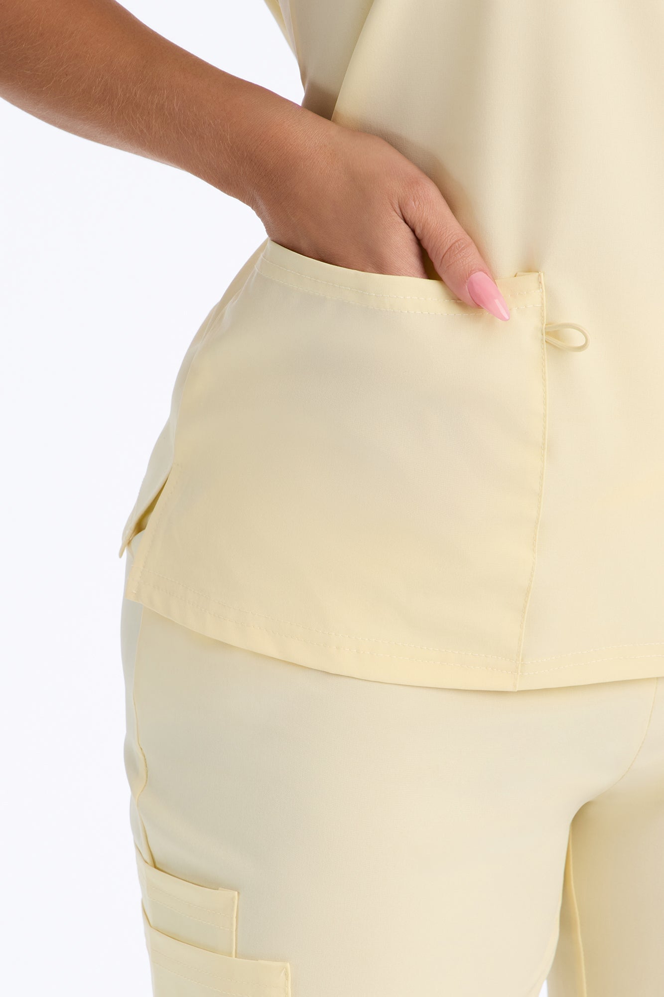 On Call Stretch Uniform Scrub Set - Yellow image 4
