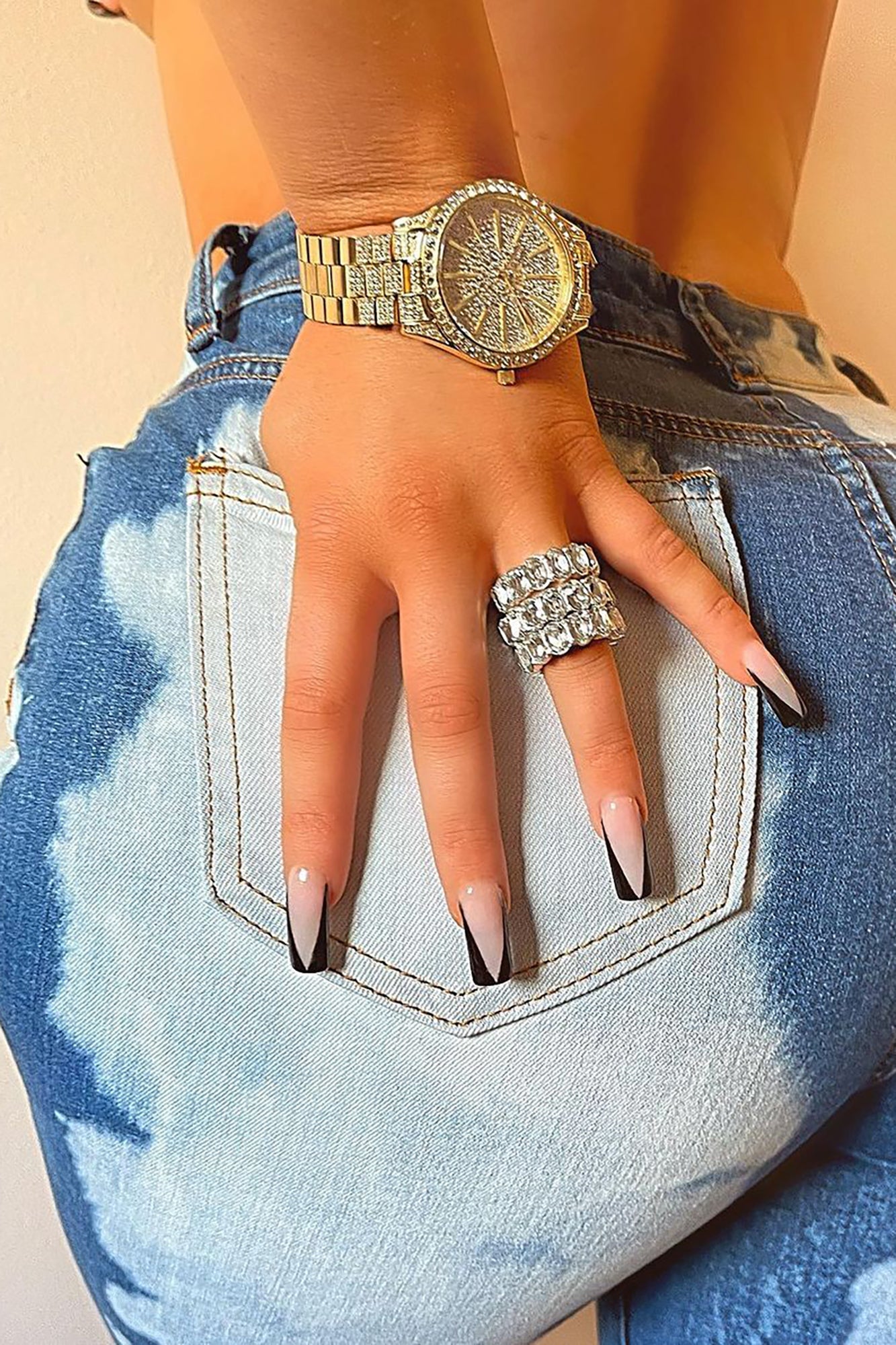 Got Them Stacked Ring Set - Silver image 8