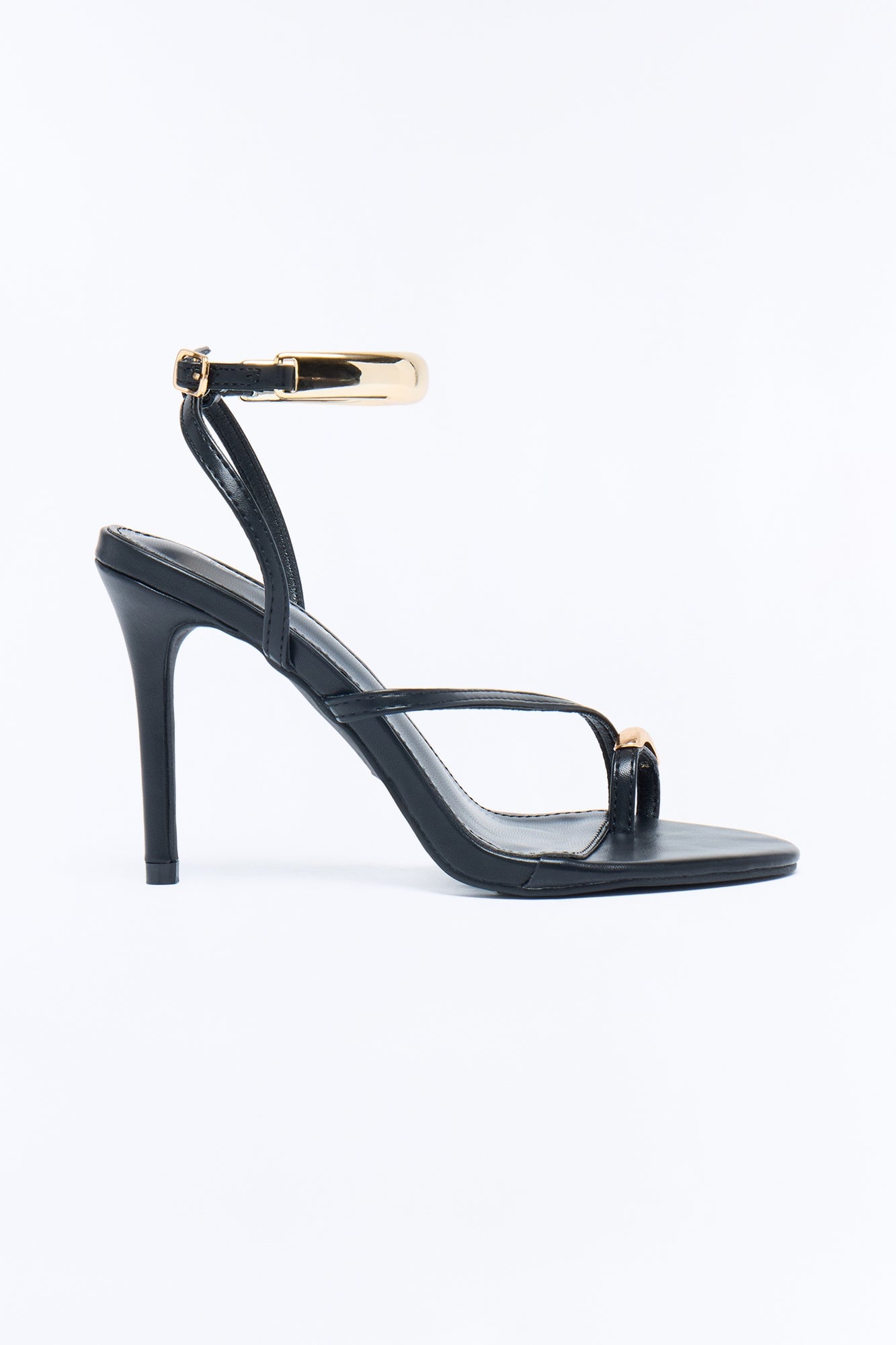 Harmonie Hardware Toe Ring Heels - Black image 3