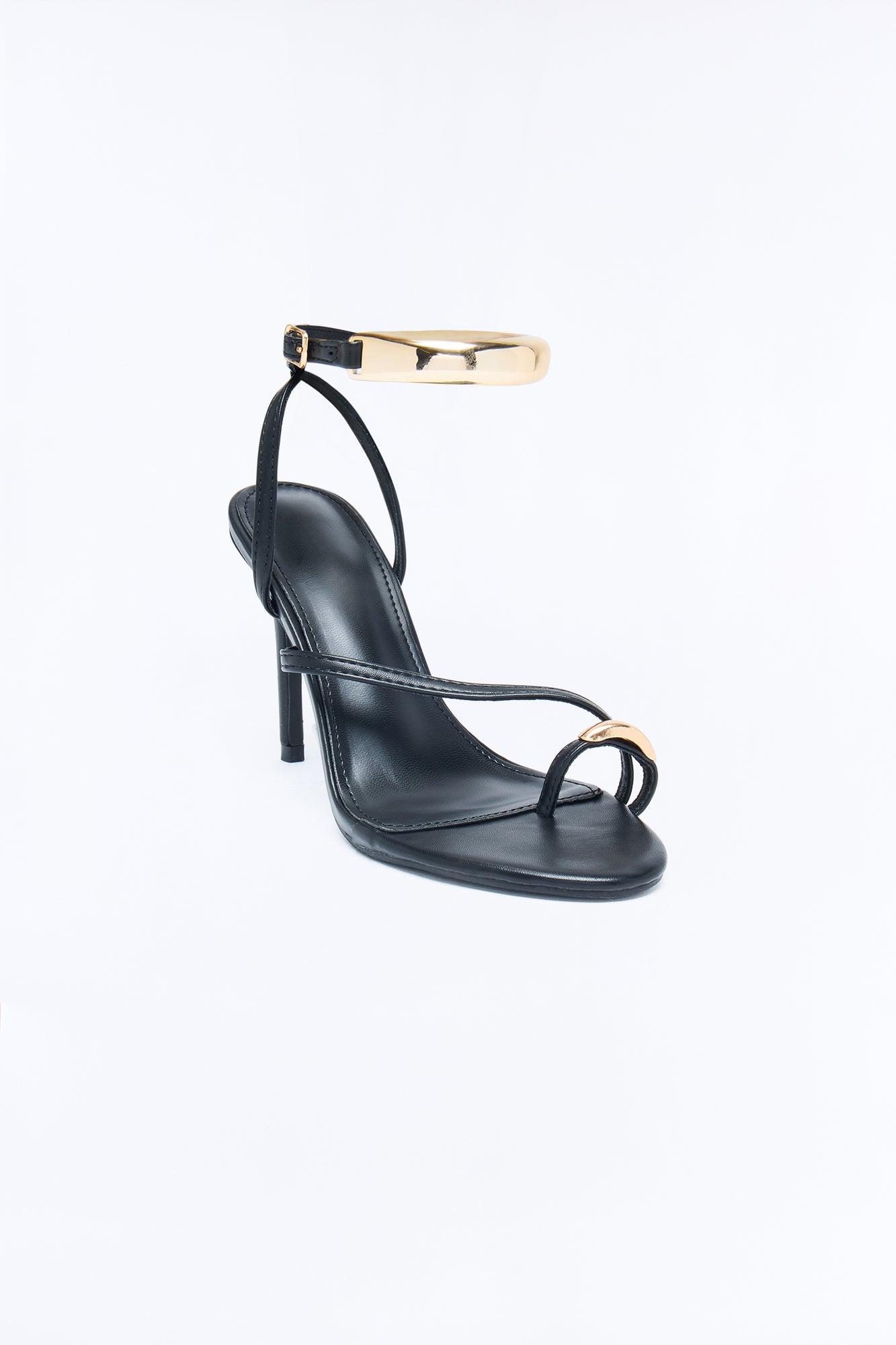 Harmonie Hardware Toe Ring Heels - Black image 4