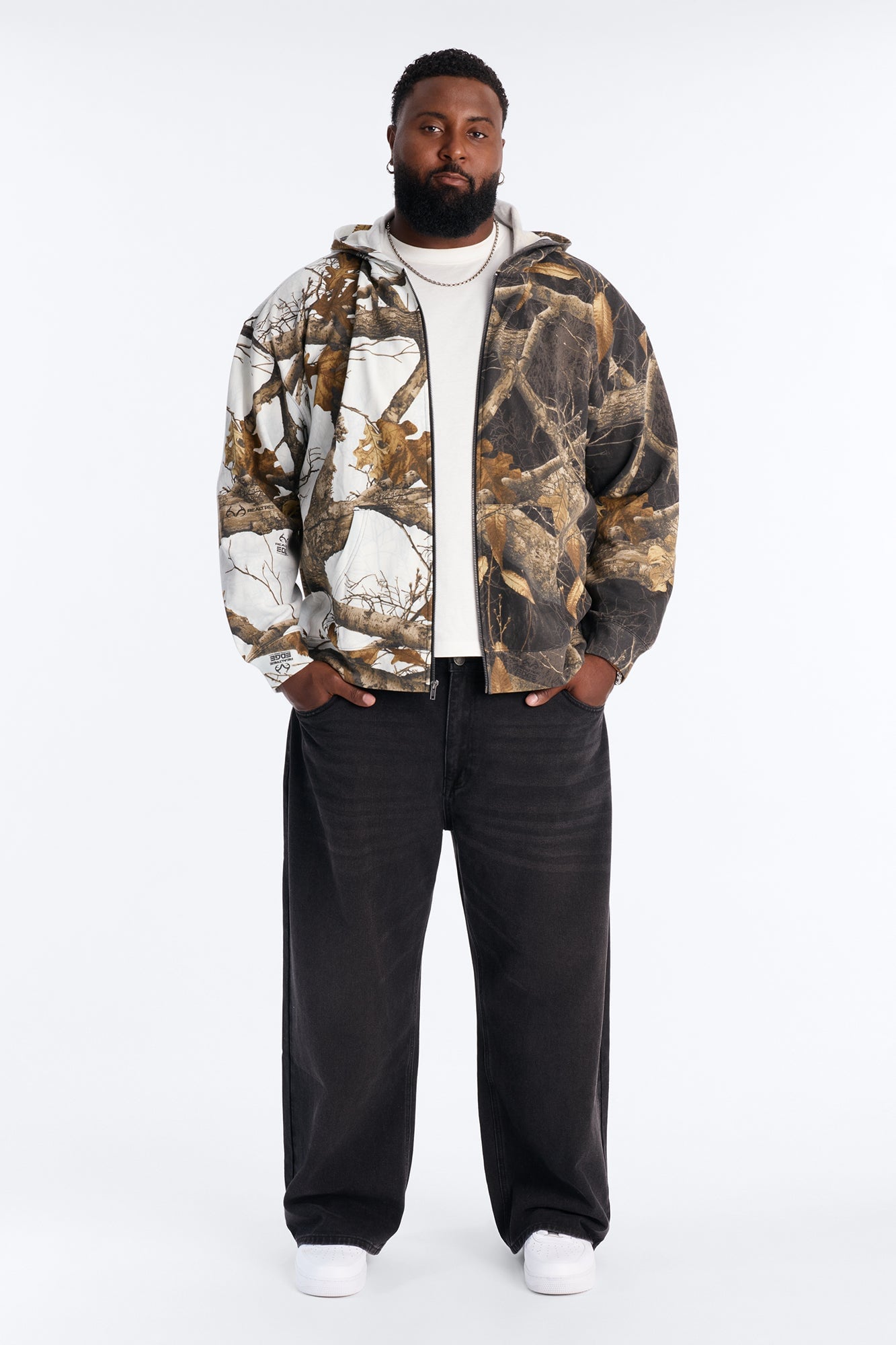 Real Tree Snow Shadow Hoodie - Camouflage image 2