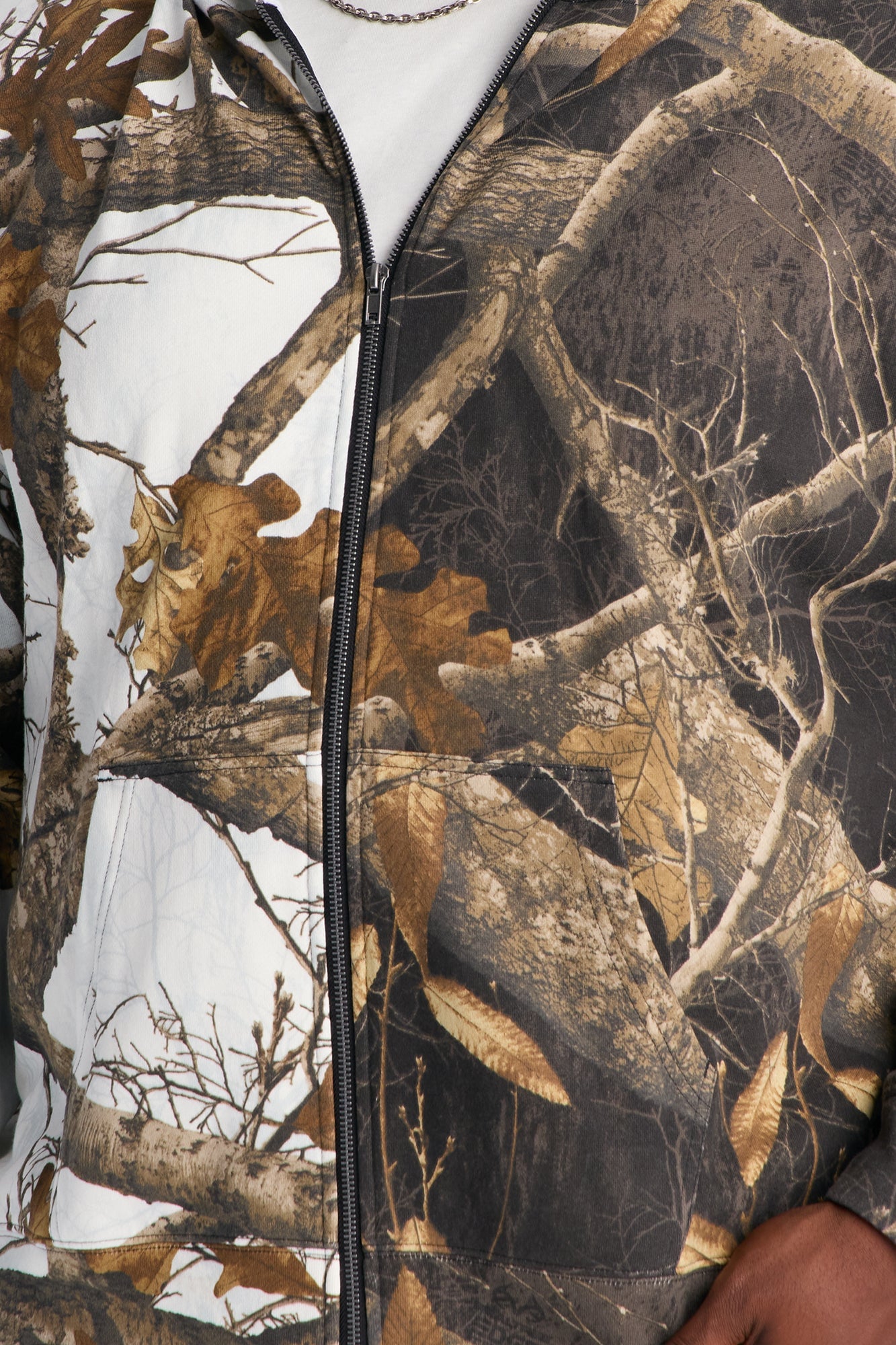 Real Tree Snow Shadow Hoodie - Camouflage image 4