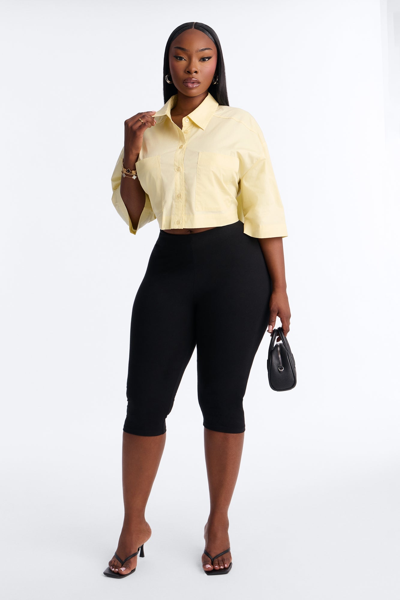 Busy Weekends Poplin Shirt - Butter Yellow image 2