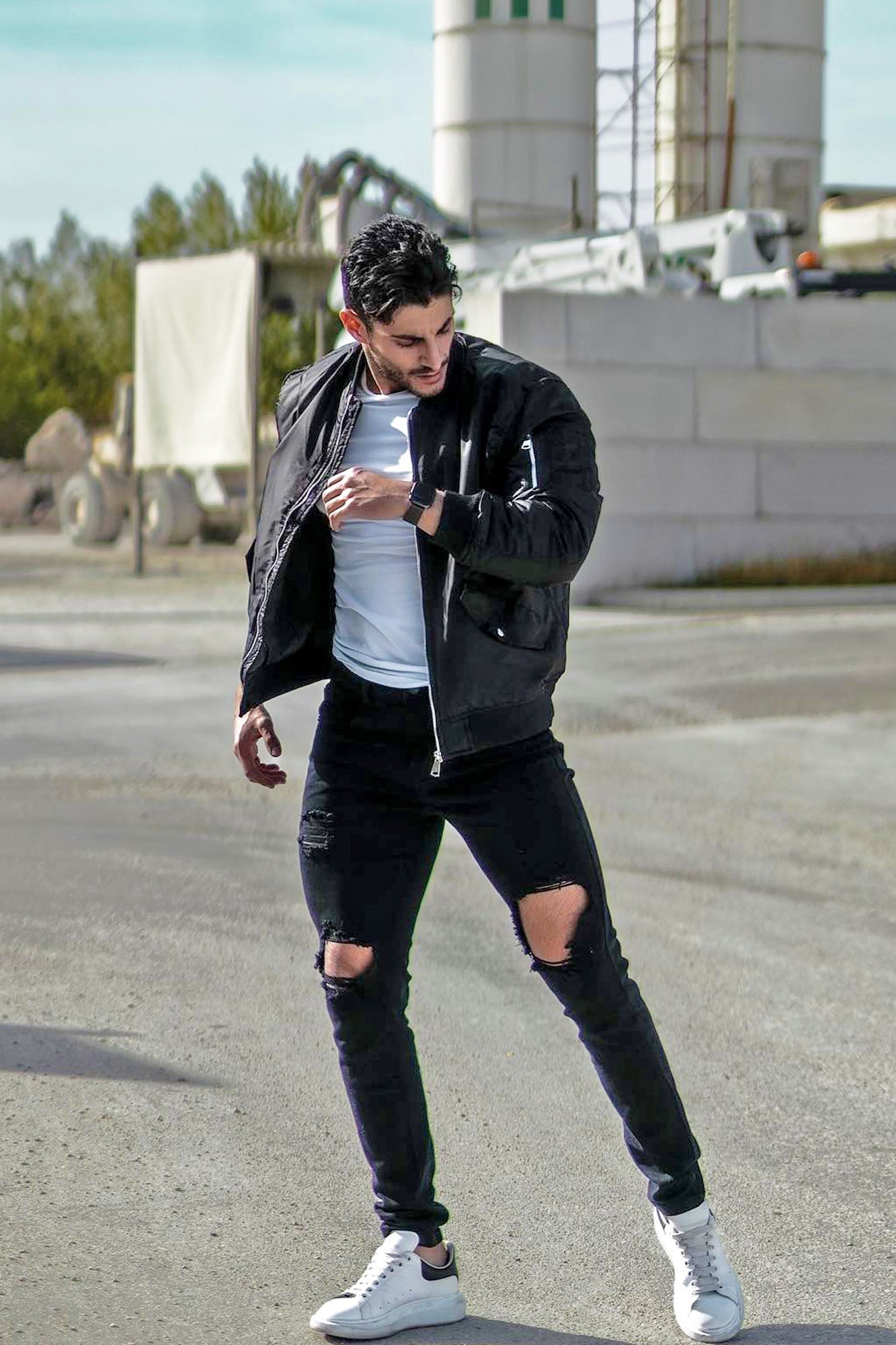 I Ain't Coming Home Skinny Jean - Black image 8