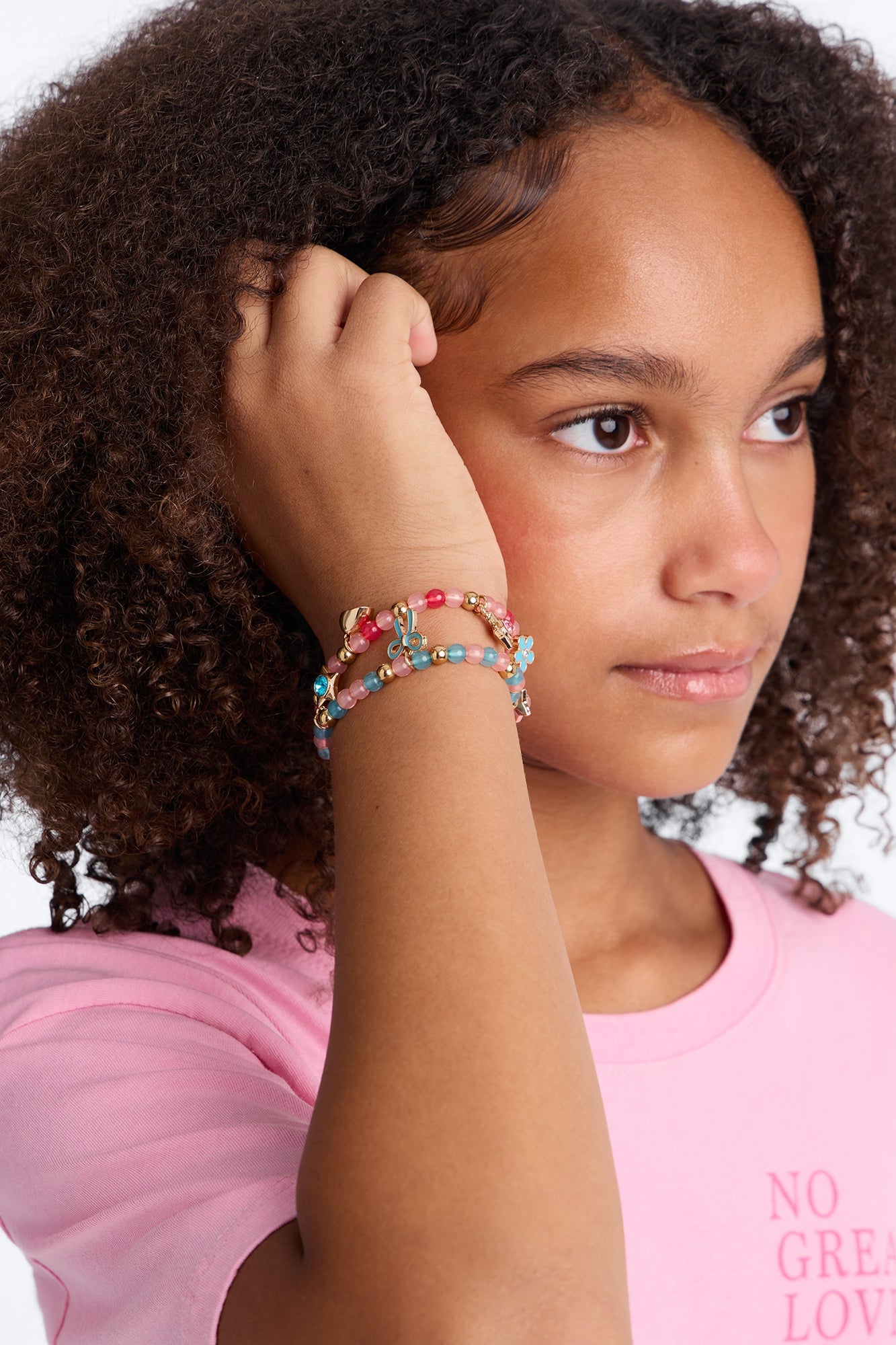 Mini Best Friends For Life 2pc Magnetic Bracelet Set - Multi Color image 1
