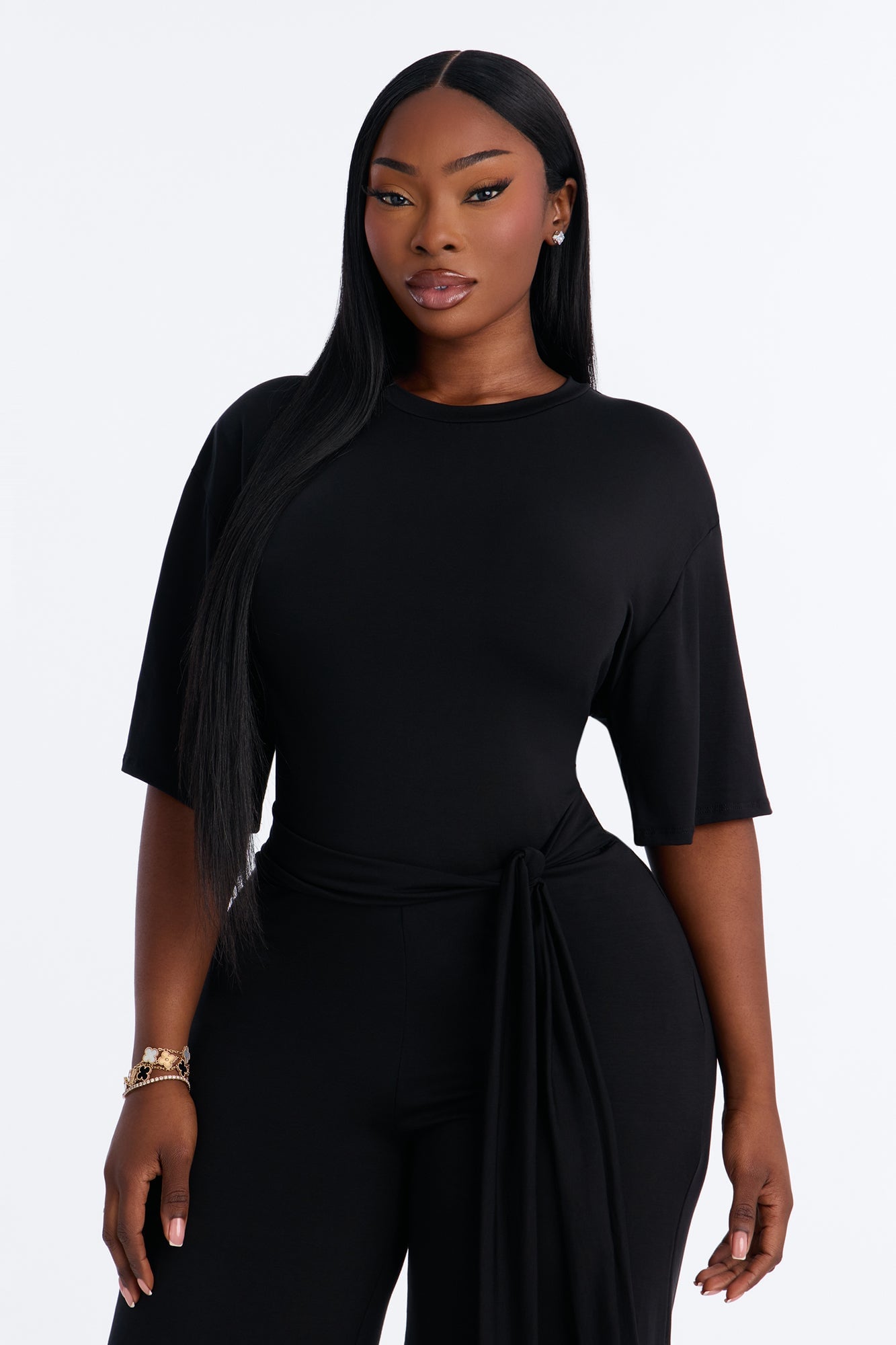 Larissa Gaucho Jumpsuit - Black image 2