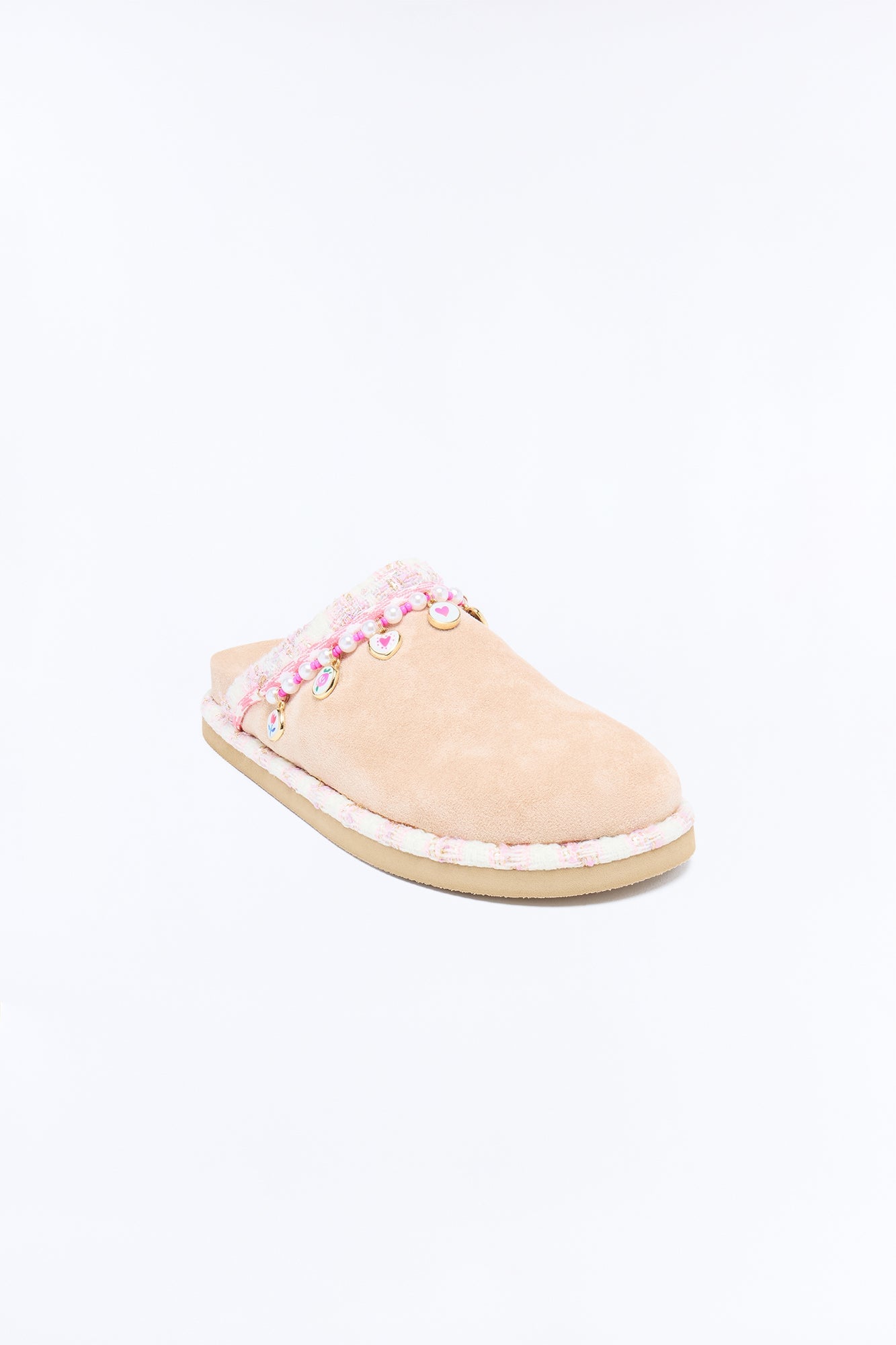 Mini Steve Madden Sleigh Clog Charm Slipper - Taupe image 3