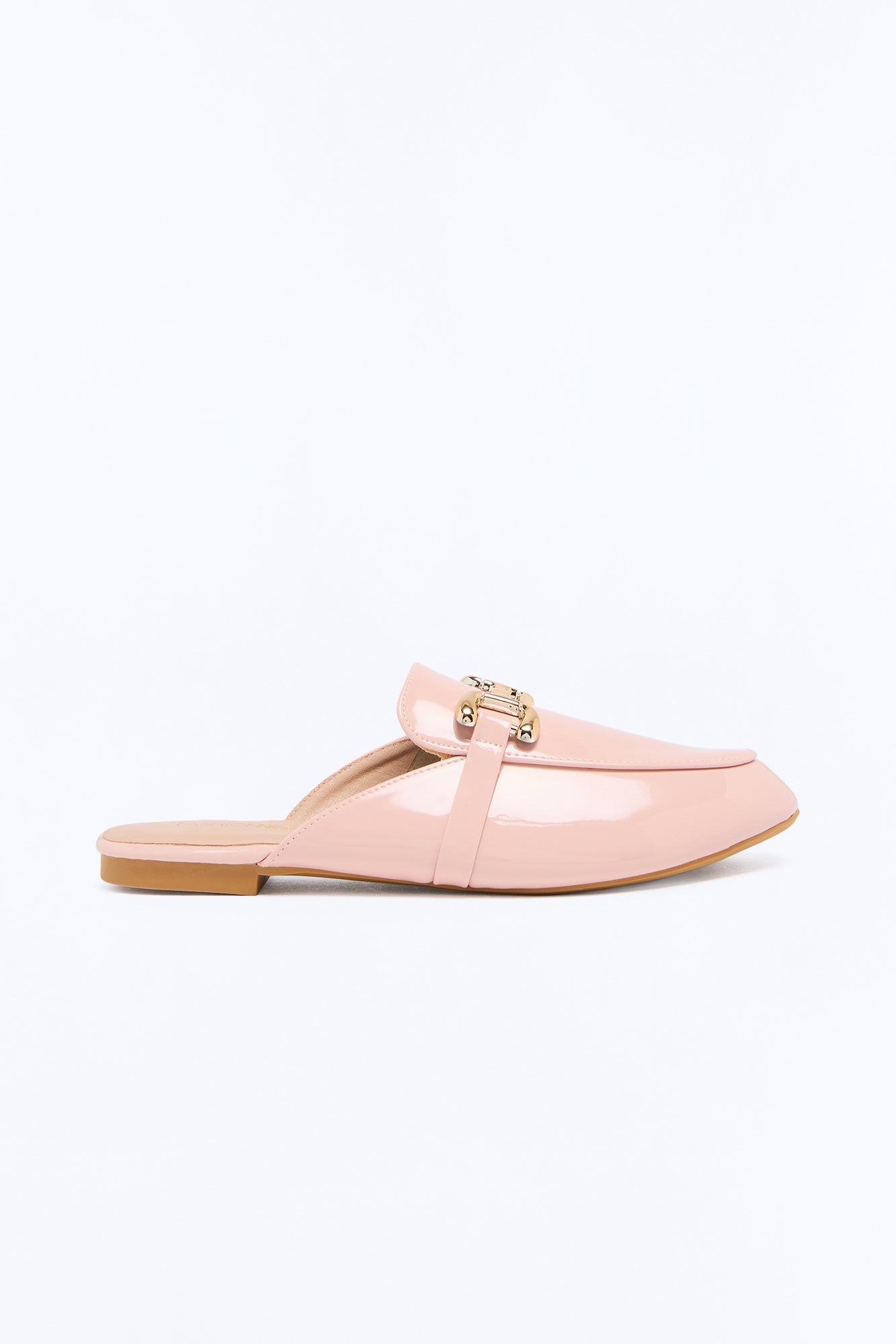 Kaio Hardware Slip On Loafers - Blush image 3