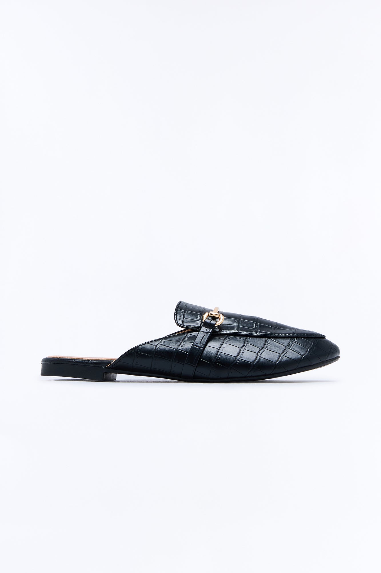 Kaya Hardware Slip On Loafers - Black image 3
