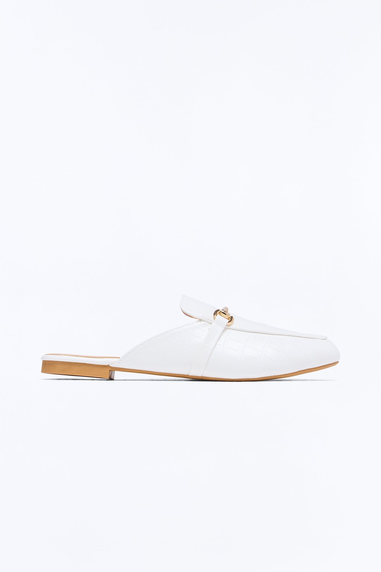 Kaya Hardware Slip On Loafers - White image 3