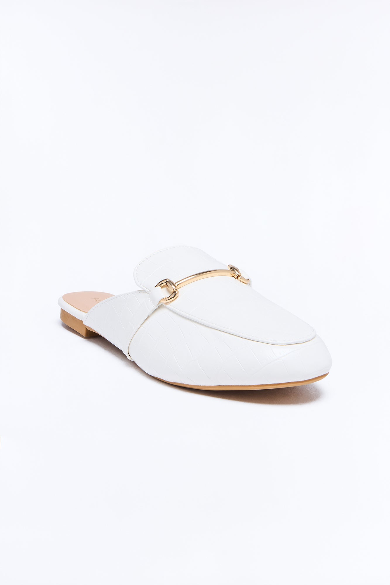 Kaya Hardware Slip On Loafers - White image 4