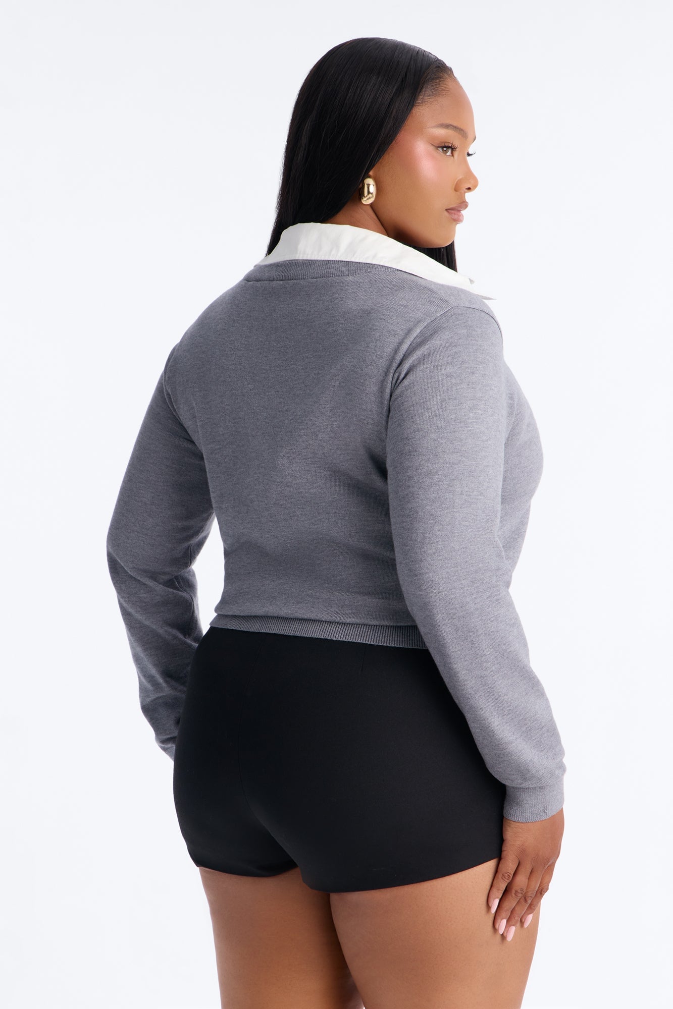 Let's Have A Debate Sweater - Heather Grey image 4