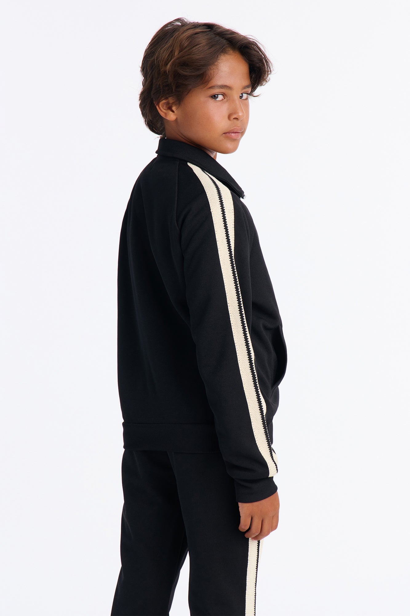 Mini Dennis Track Jacket - Black image 4