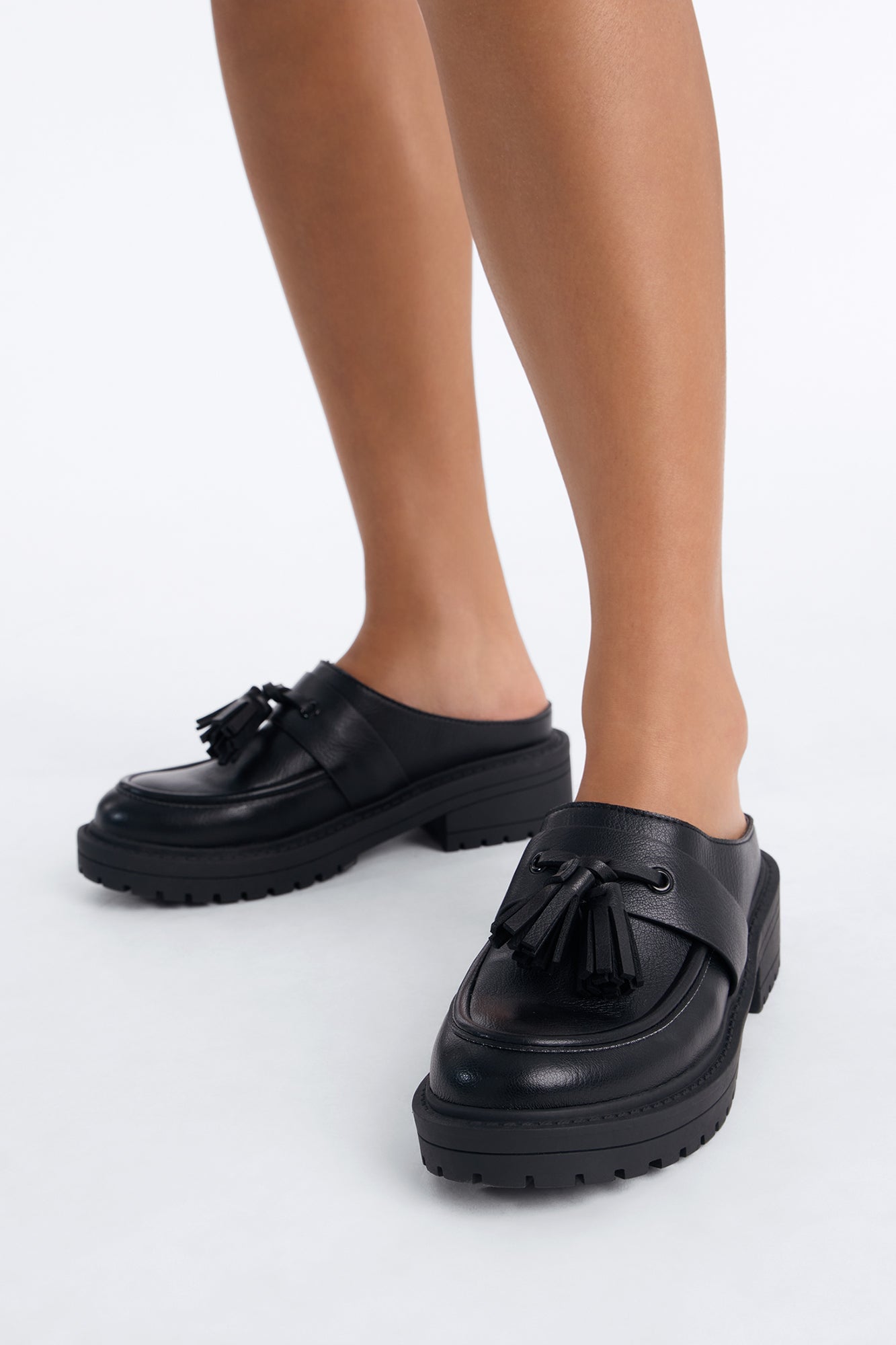 Noble Slip On Platform Loafers - Black image 2