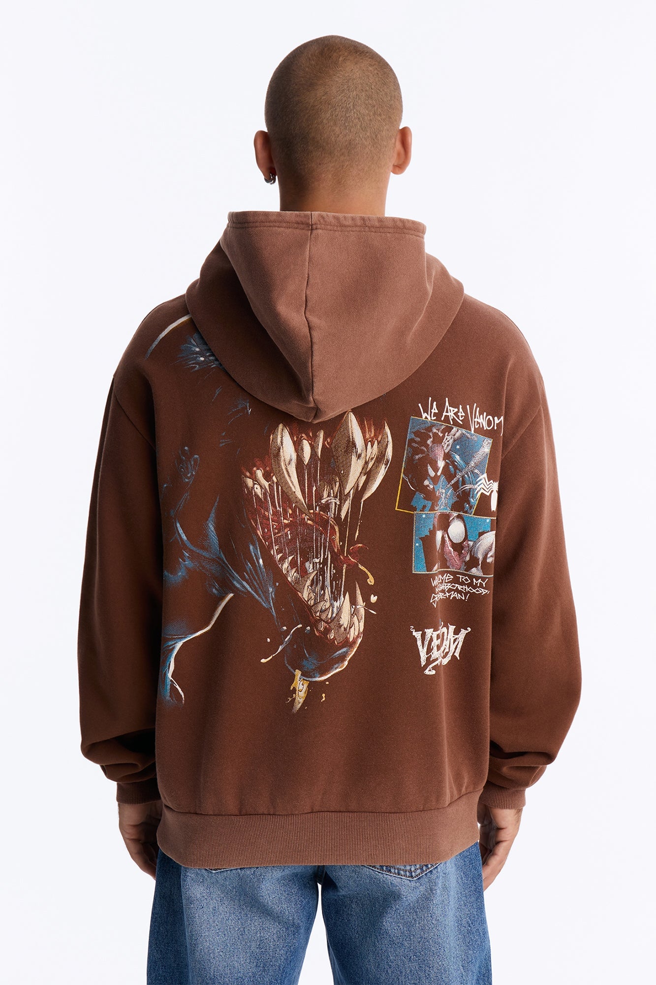 Marvel Venom Returns Hoodie - Chocolate image 9