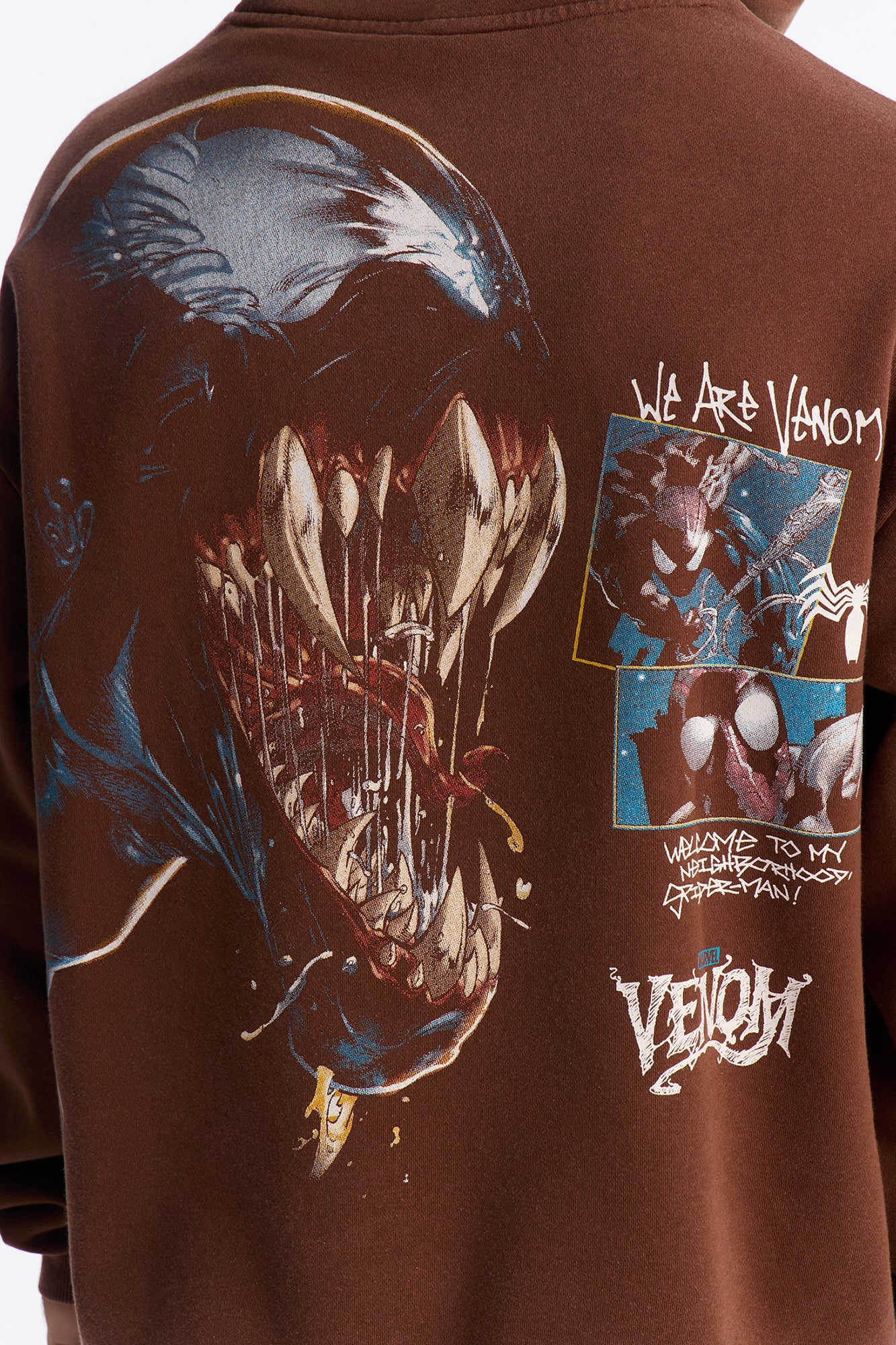 Marvel Venom Returns Hoodie - Chocolate image 10