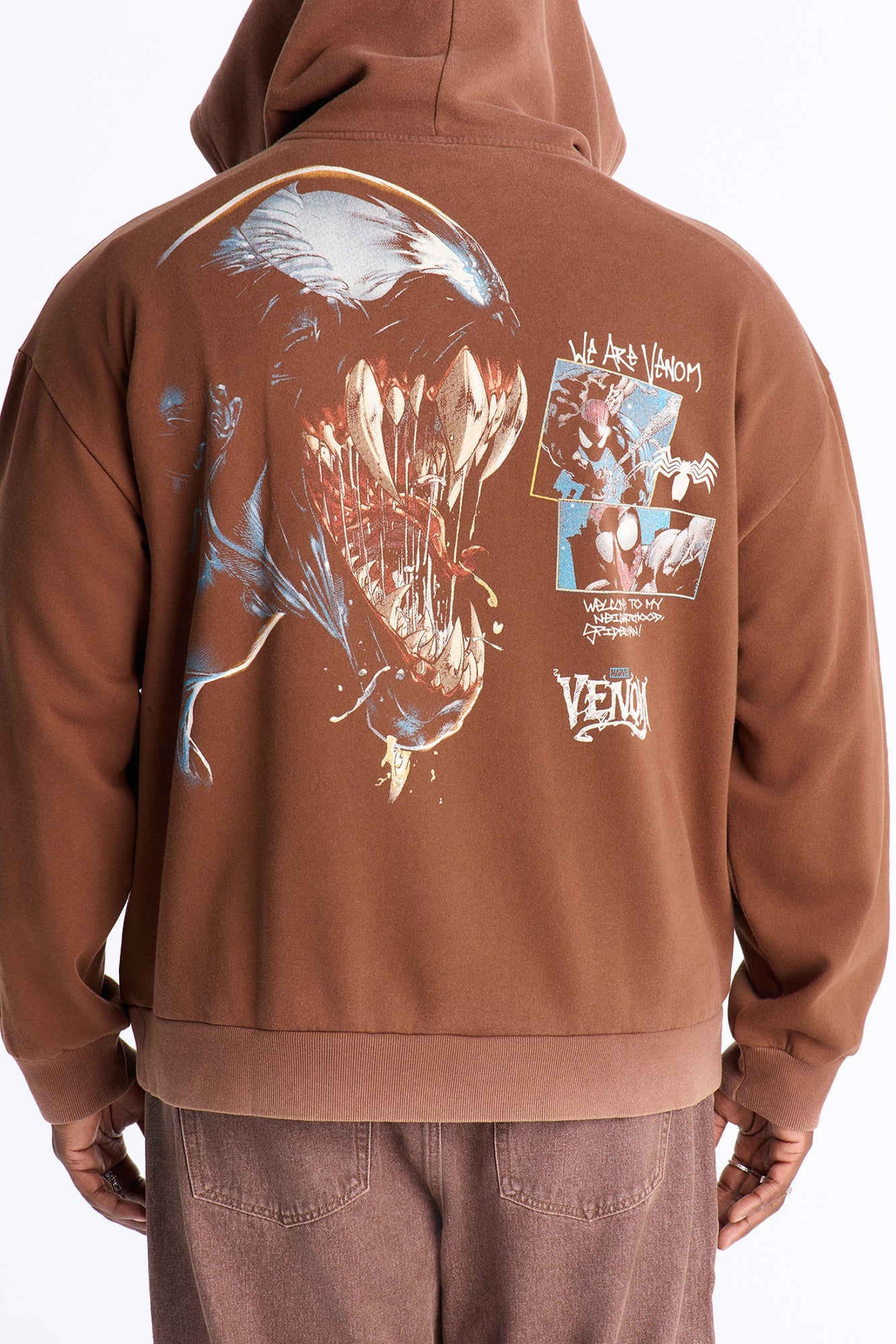 Marvel Venom Returns Hoodie - Chocolate image 5