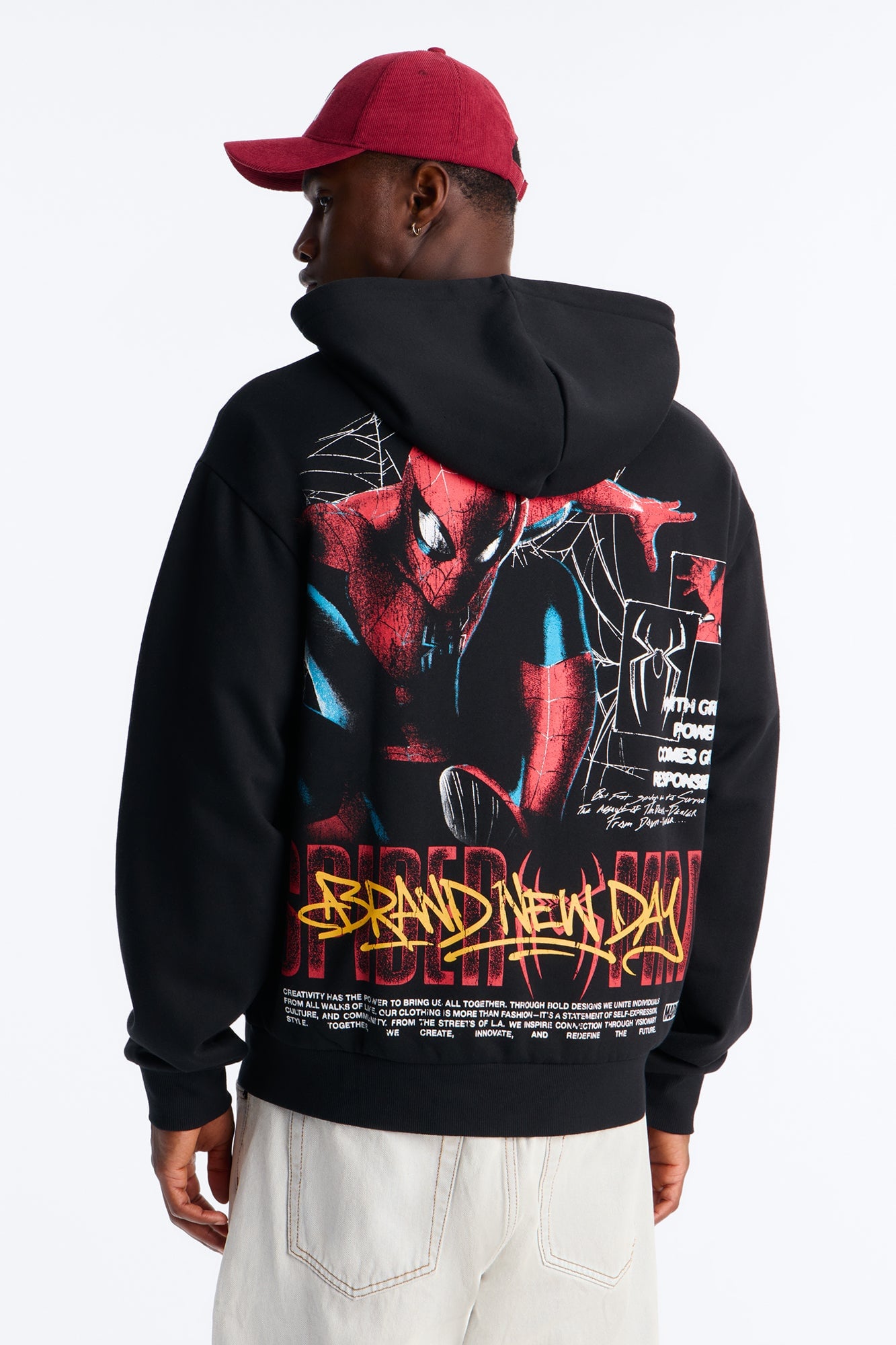 Spider Man Brand New Day Zip Up Hoodie - Black/combo image 5