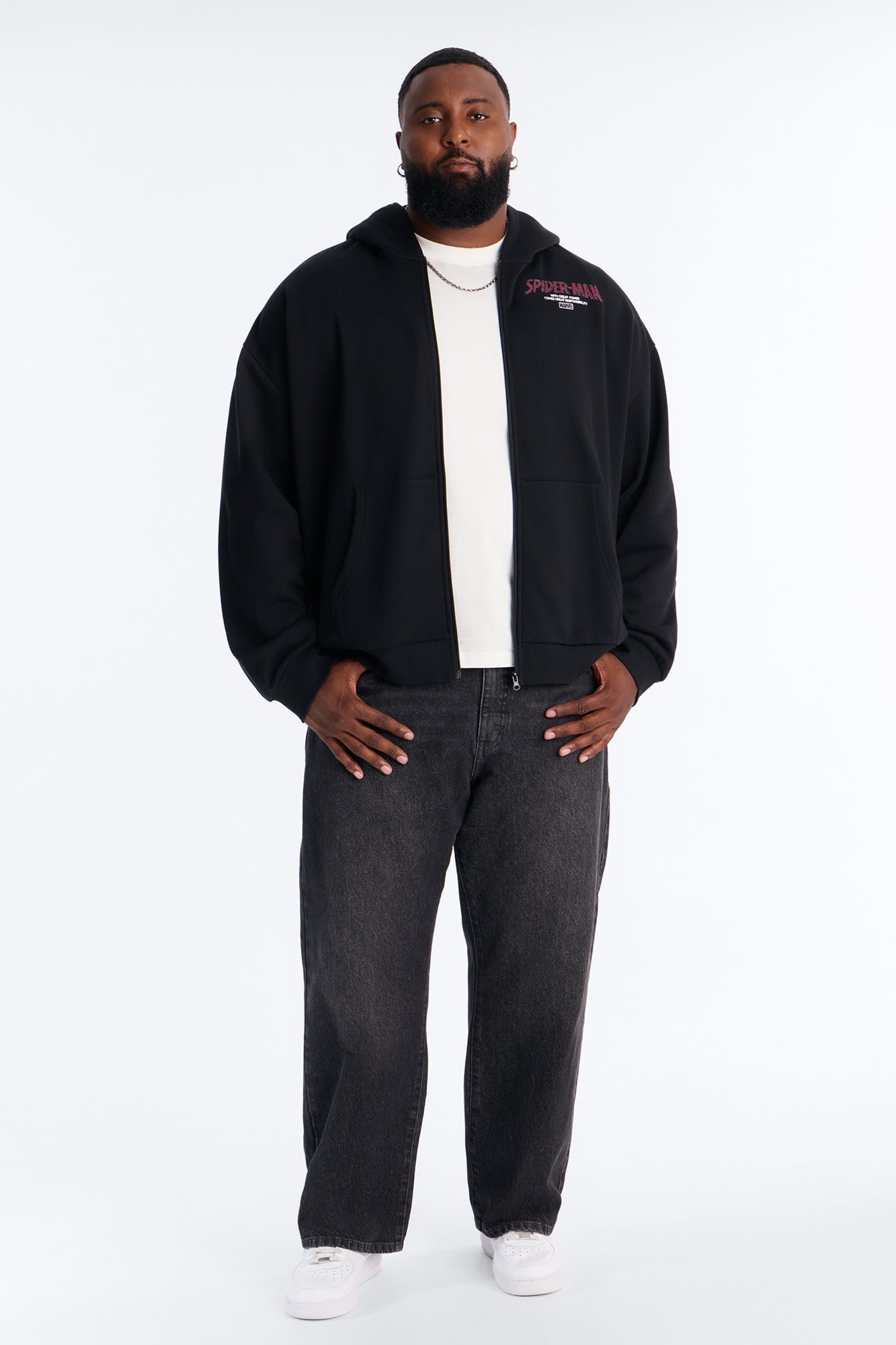 Spider Man Brand New Day Zip Up Hoodie - Black/combo image 2