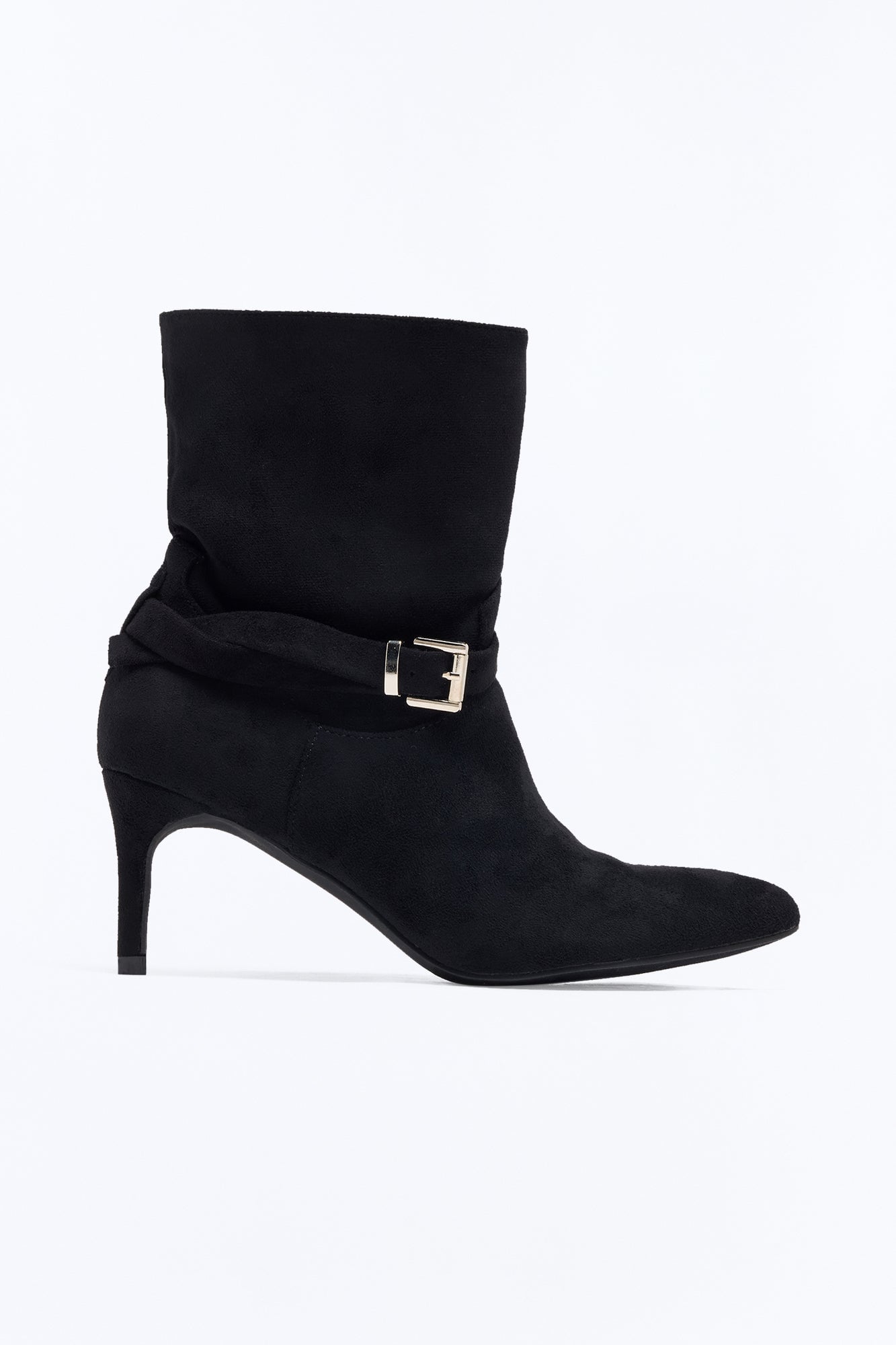 Can’t Compete Heeled Booties - Black image 3