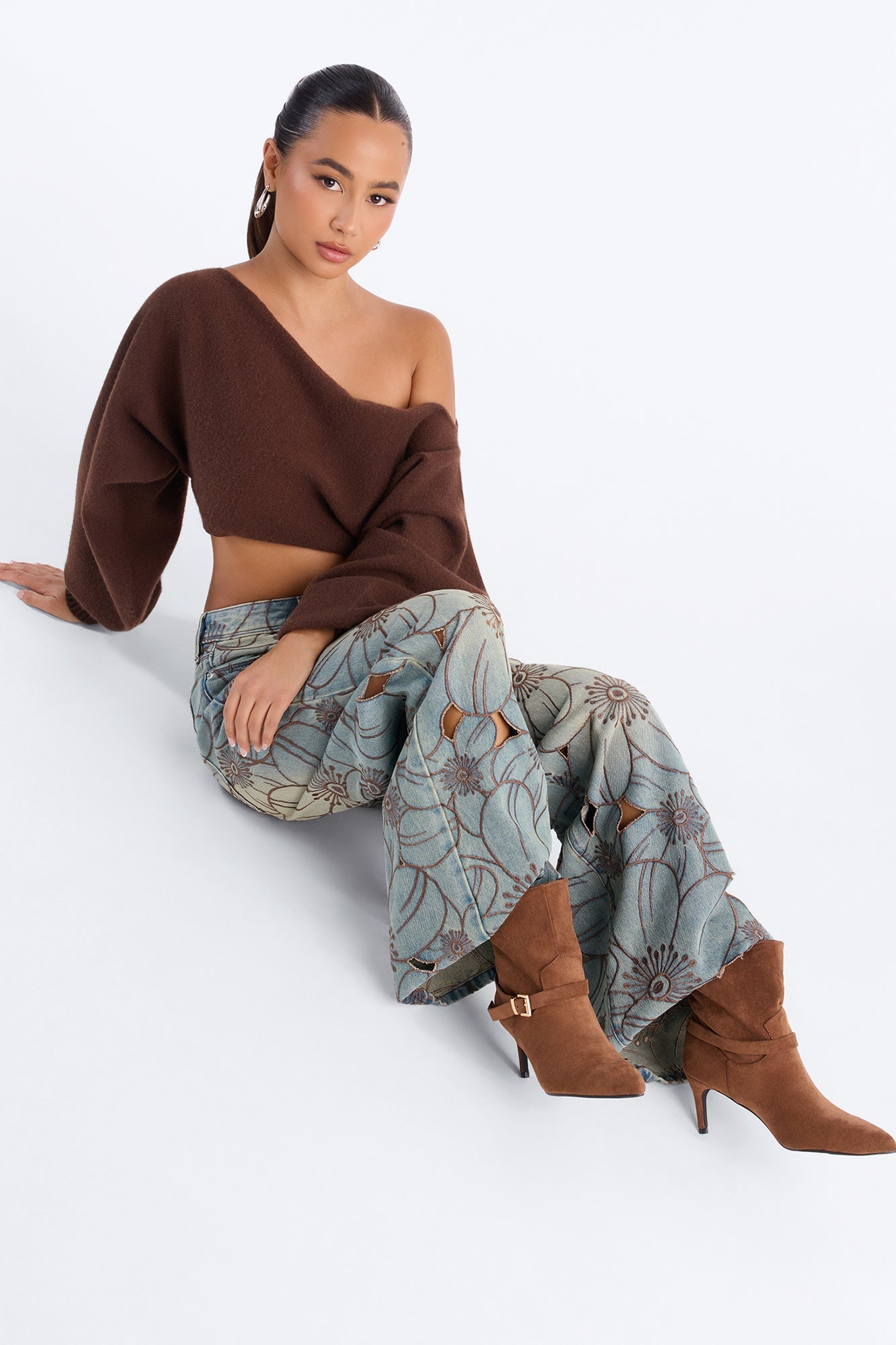 Can’t Compete Heeled Booties - Chestnut image 2