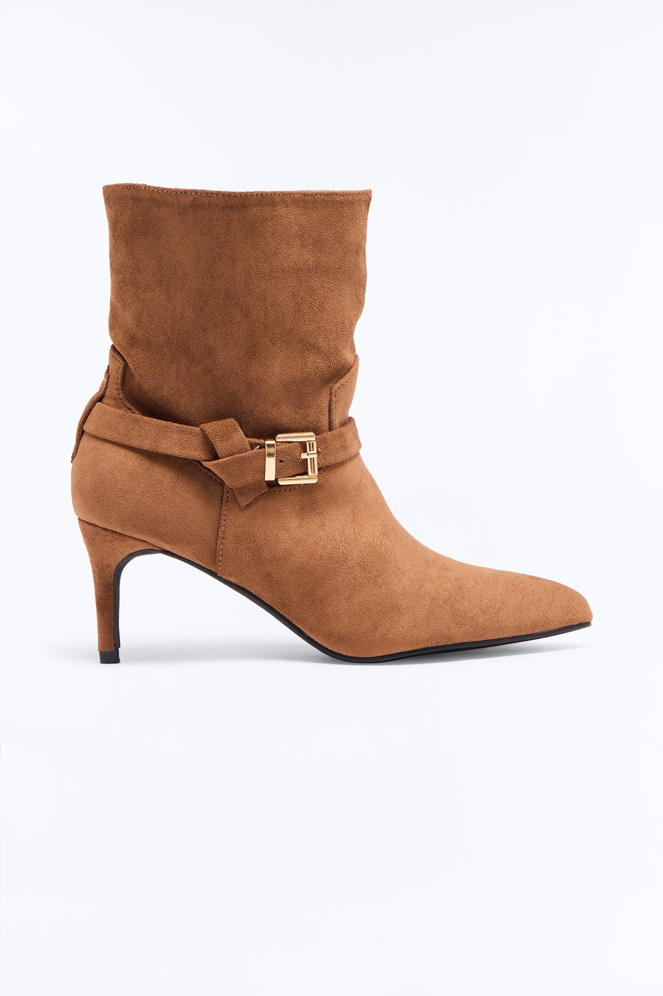 Can’t Compete Heeled Booties - Chestnut image 3