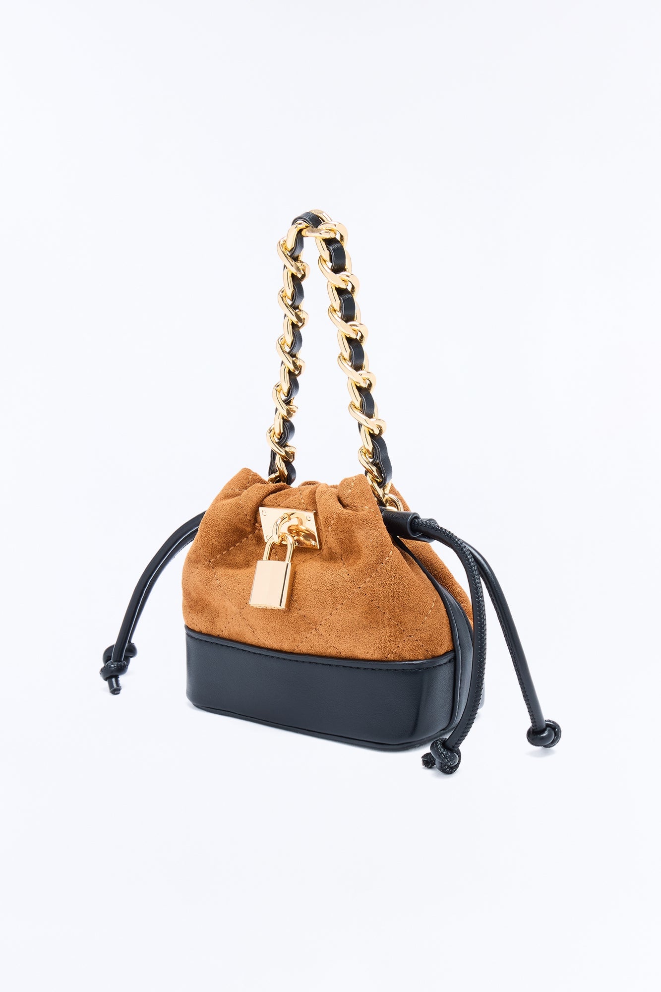 Morning Latte Faux Suede Crossbody - Cognac image 3