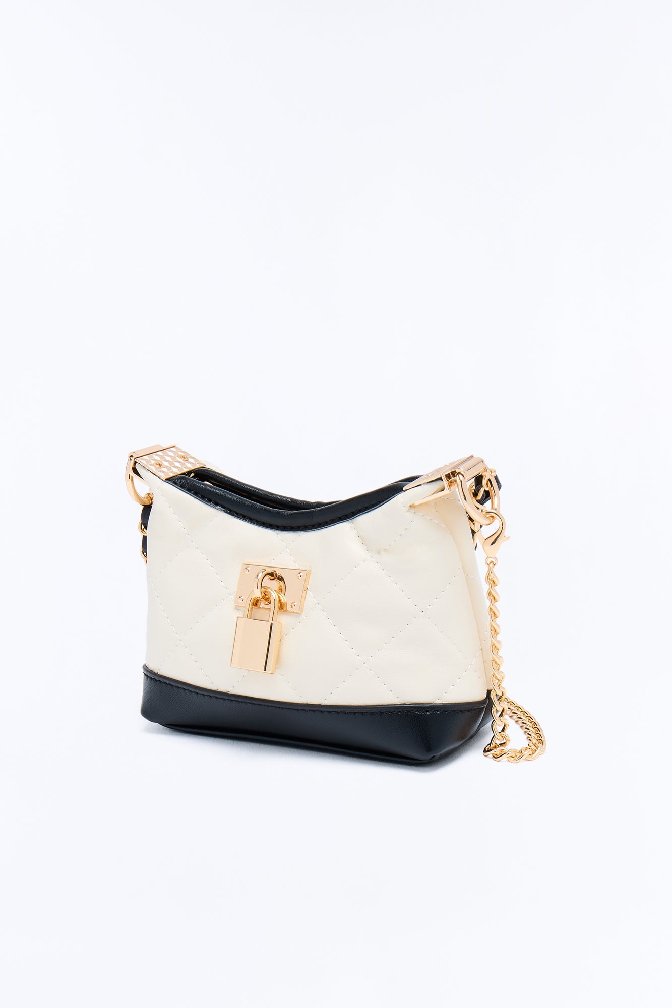 Stay Classy Mini Faux Leather Crossbody - Ivory/combo image 3