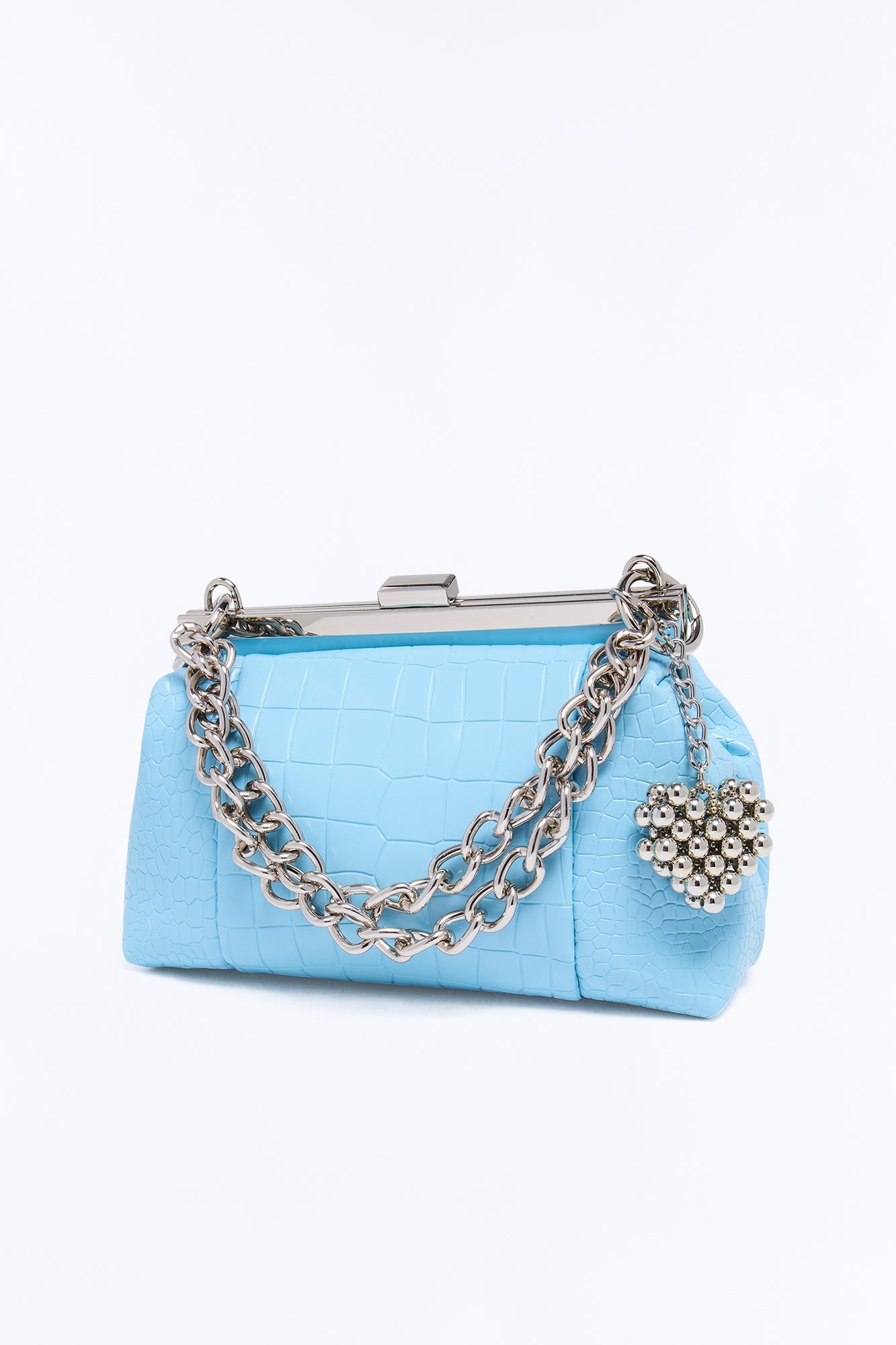 Love Letters Faux Leather Bag - Blue image 3