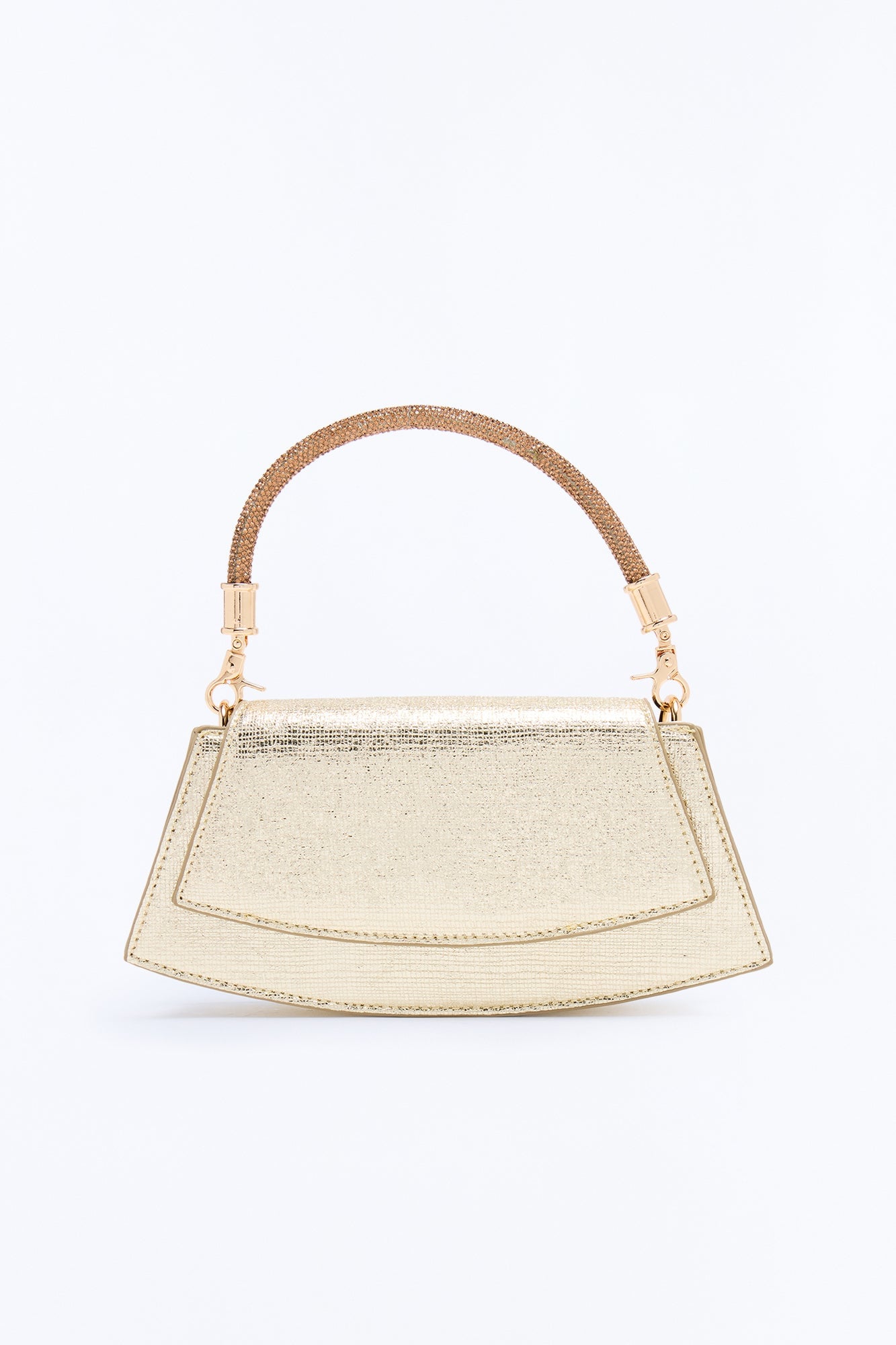 On Another Level Satchel Handbag - Gold image 4
