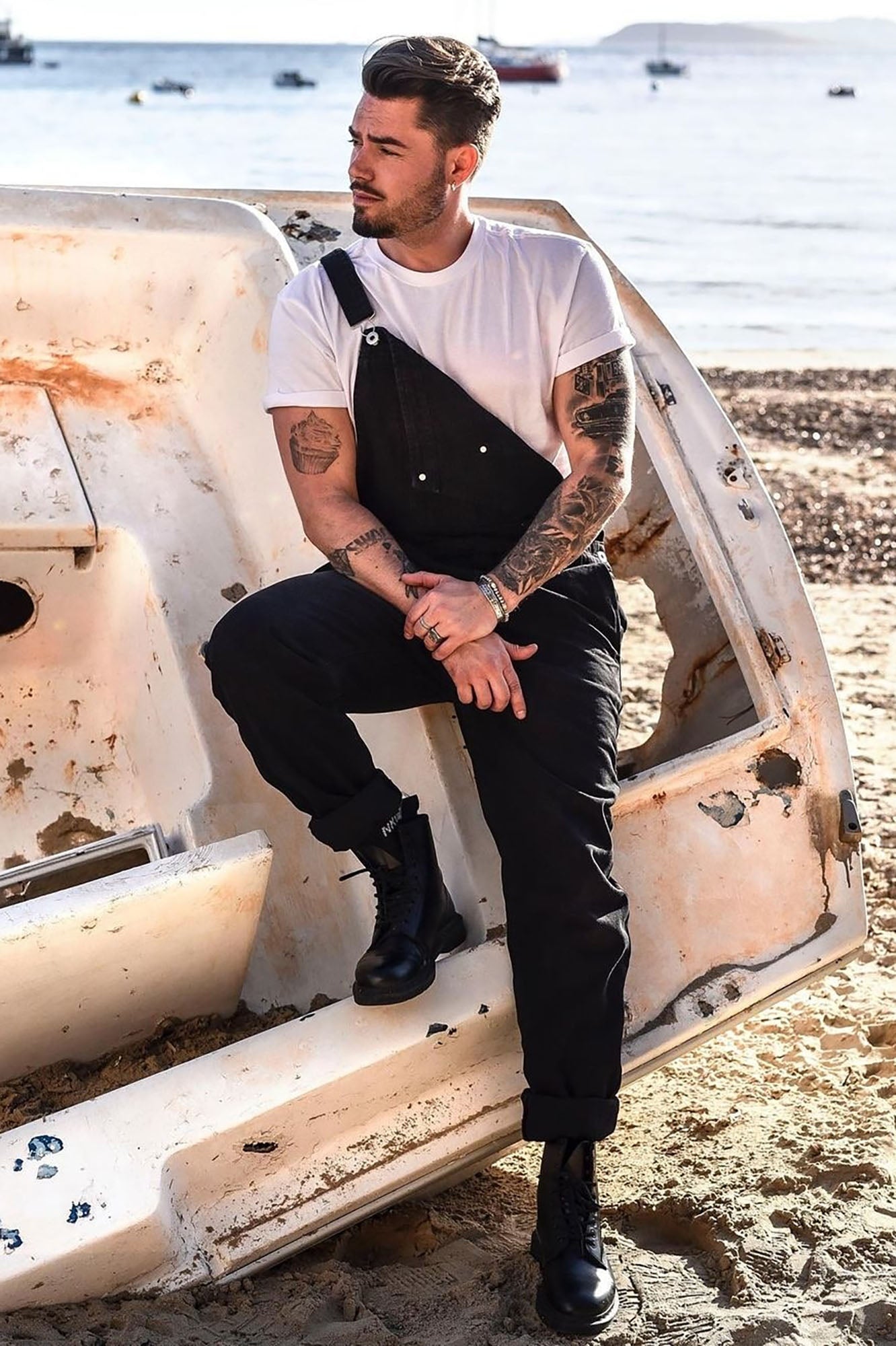 Lennie Overalls - Black image 2