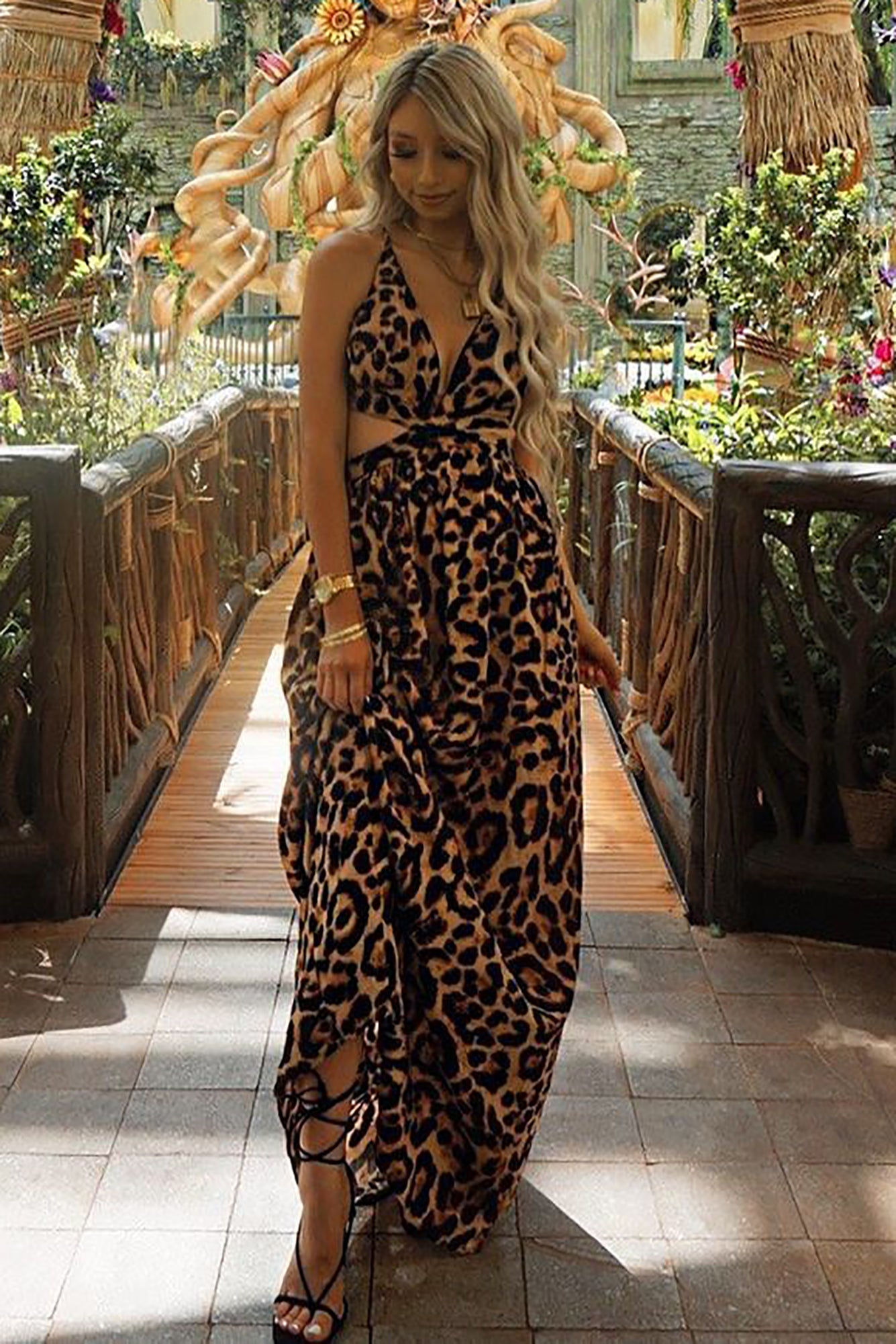 Leopard Fever Maxi Dress - Leopard image 2