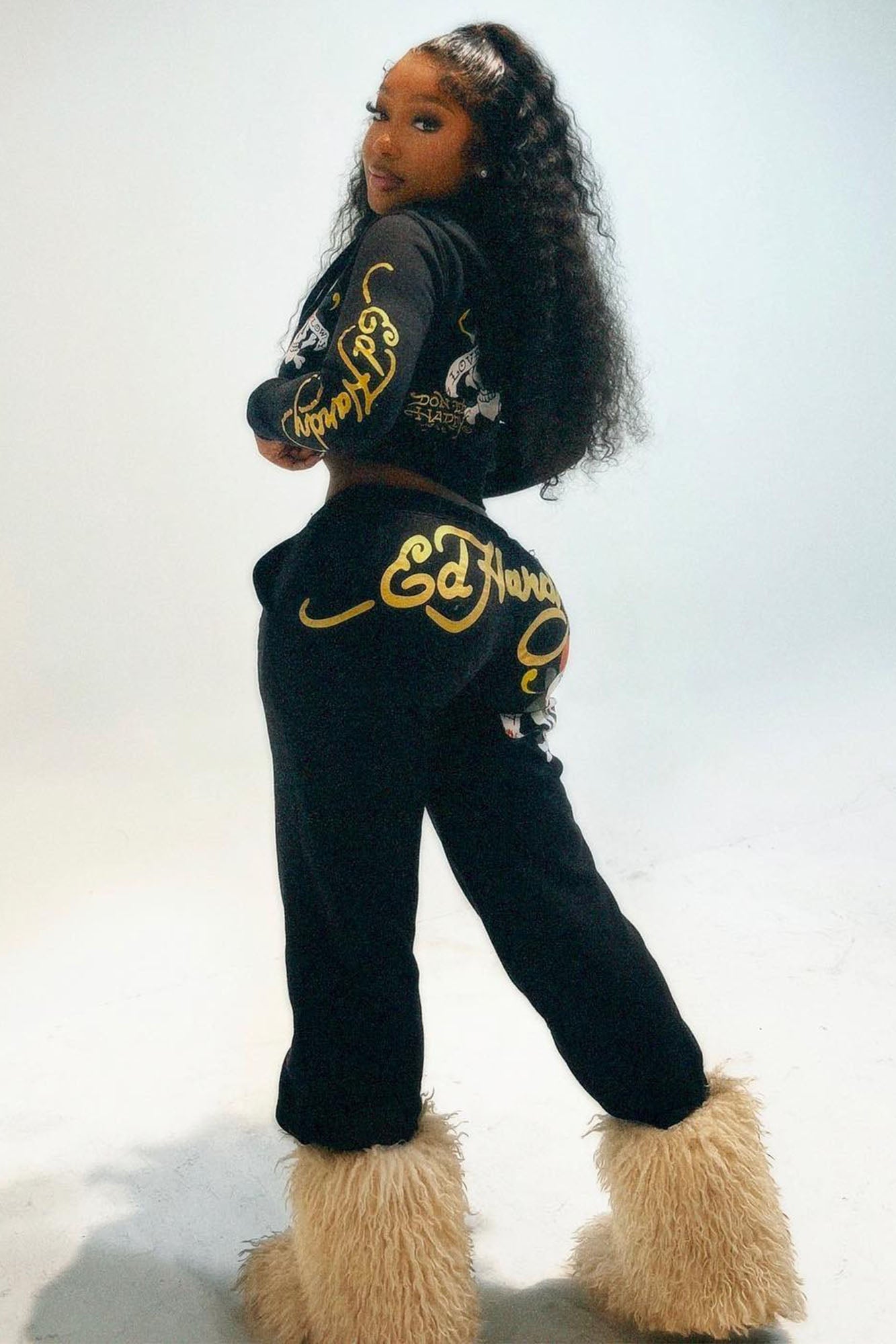 Love Kills Ed Hardy Pant - Black image 6