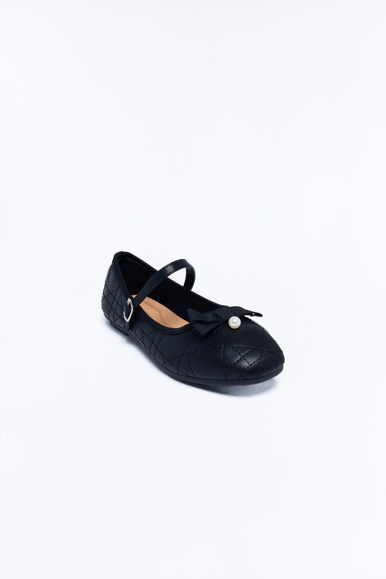 Maribel Pearl Flats - Black image 4
