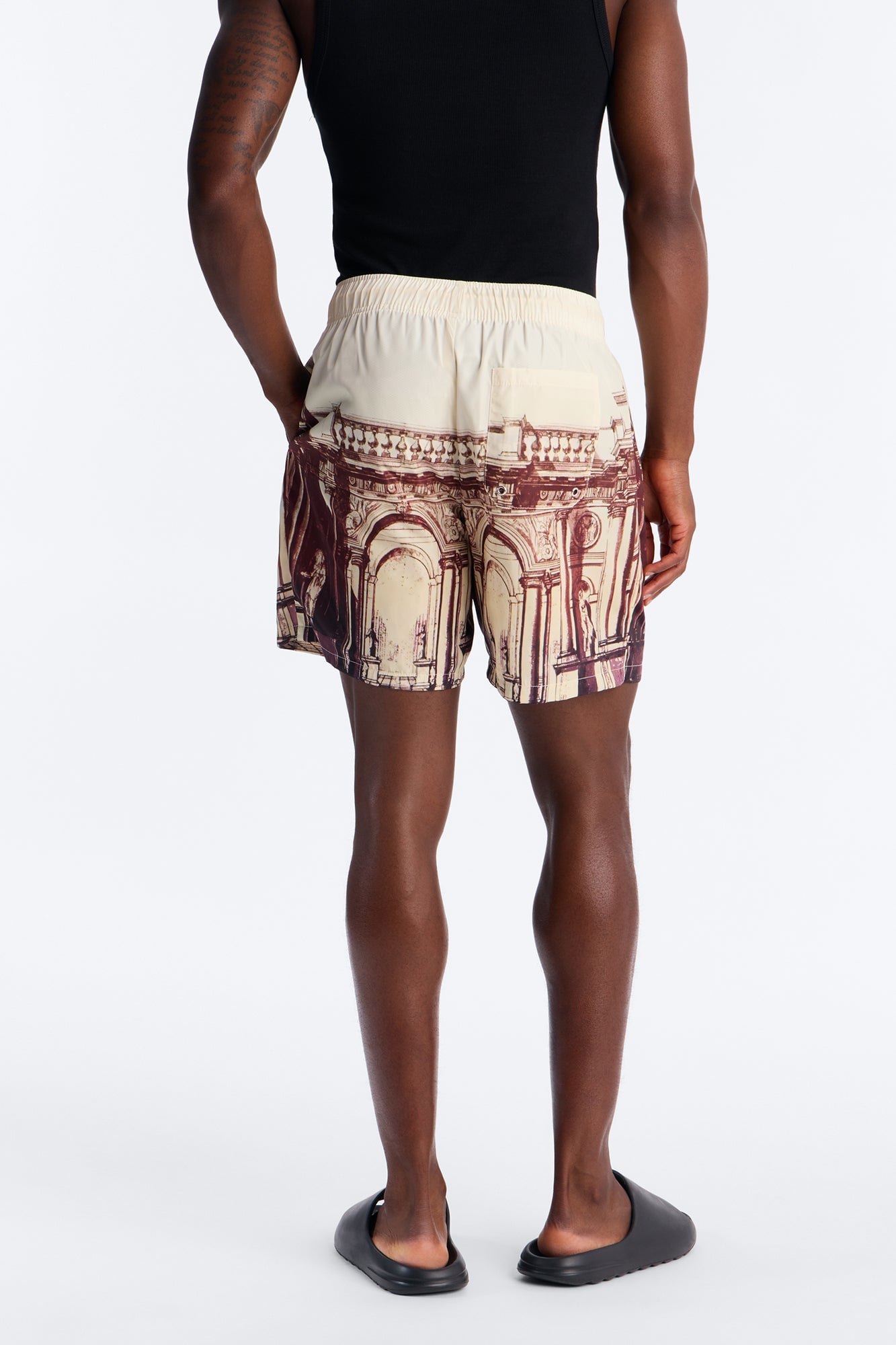 Olympus Arches Swim Trunk 7″ - Tan image 8