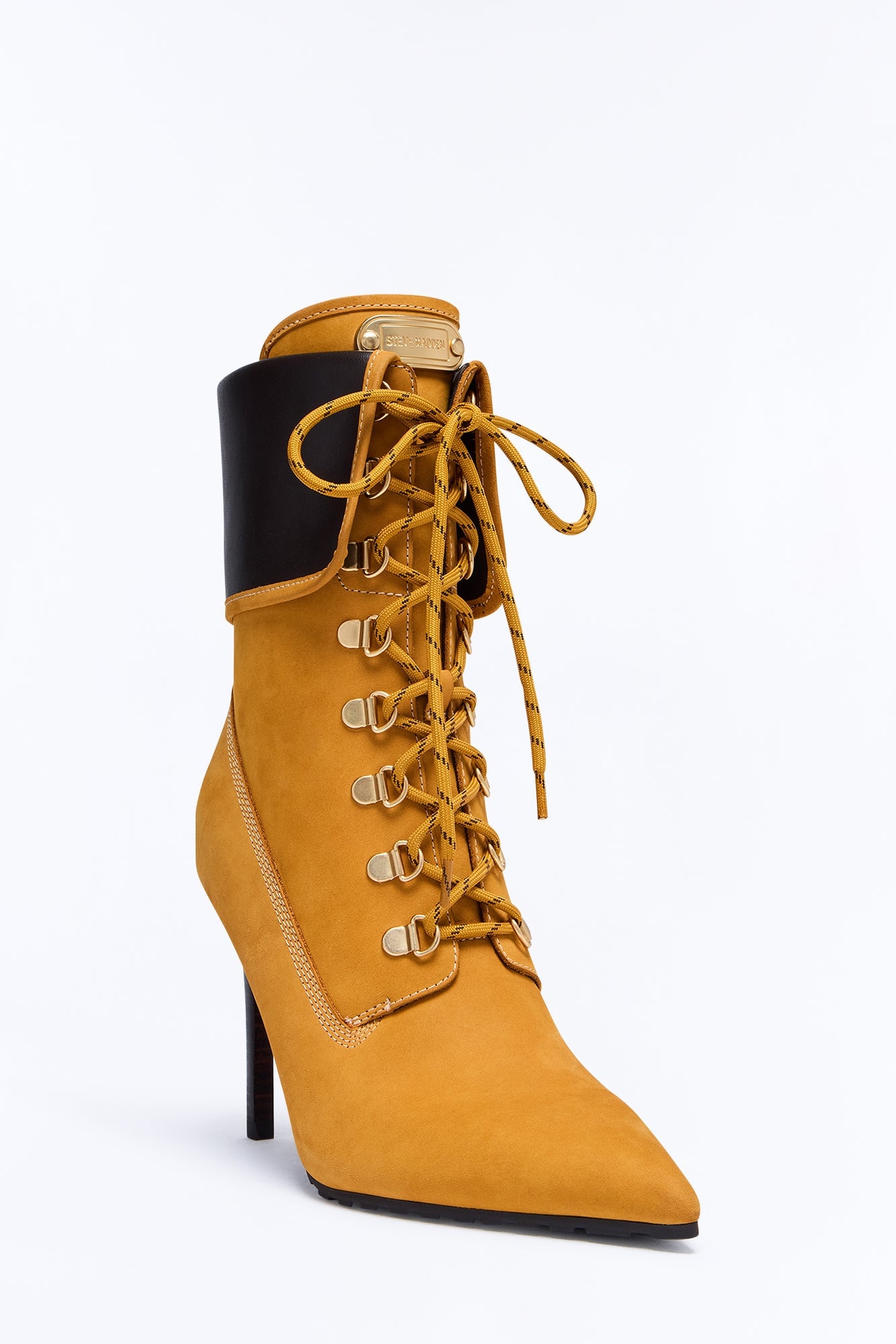 Steve Madden Morals Stiletto Booties - Wheat image 4