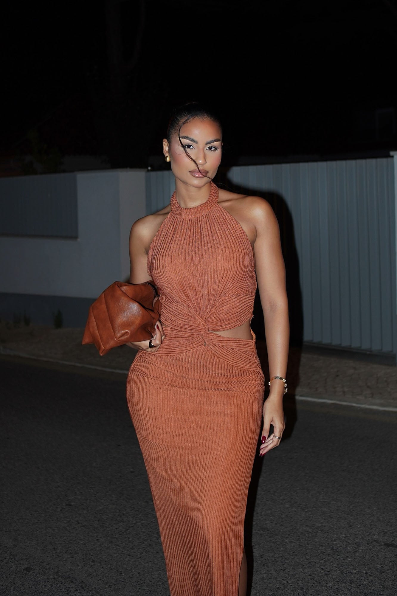 Mind Me Maxi Dress - Rust image 8