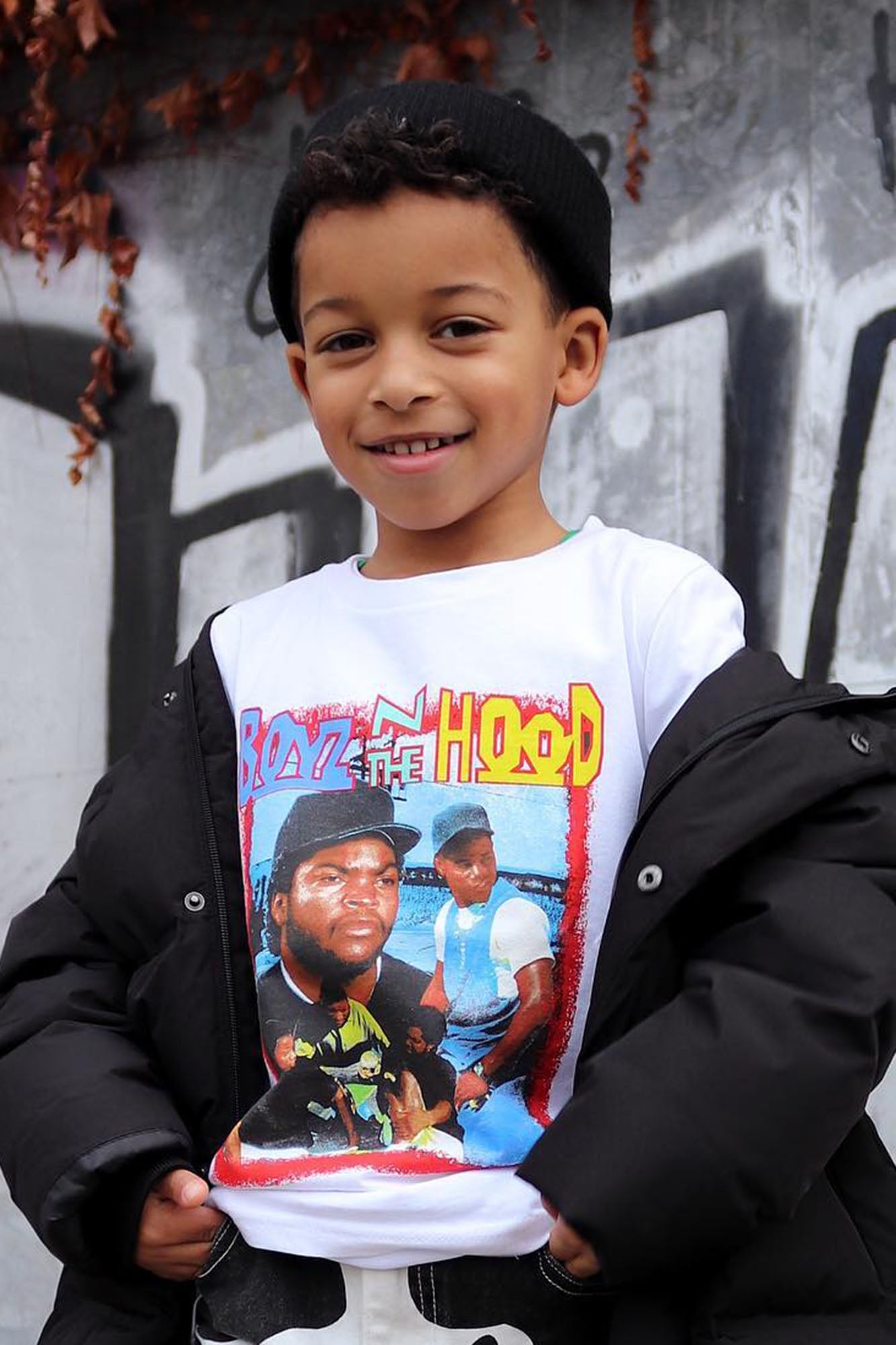 Mini Boyz N The Hood South Central Tee - White/combo image 3
