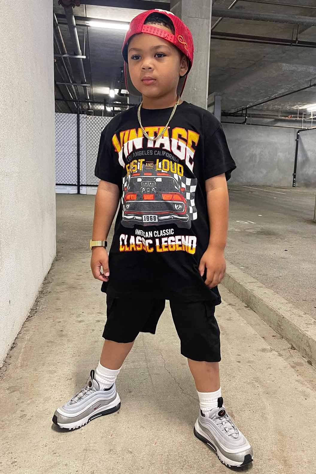 Mini Fast And Loud Short Sleeve Tee - Black image 2