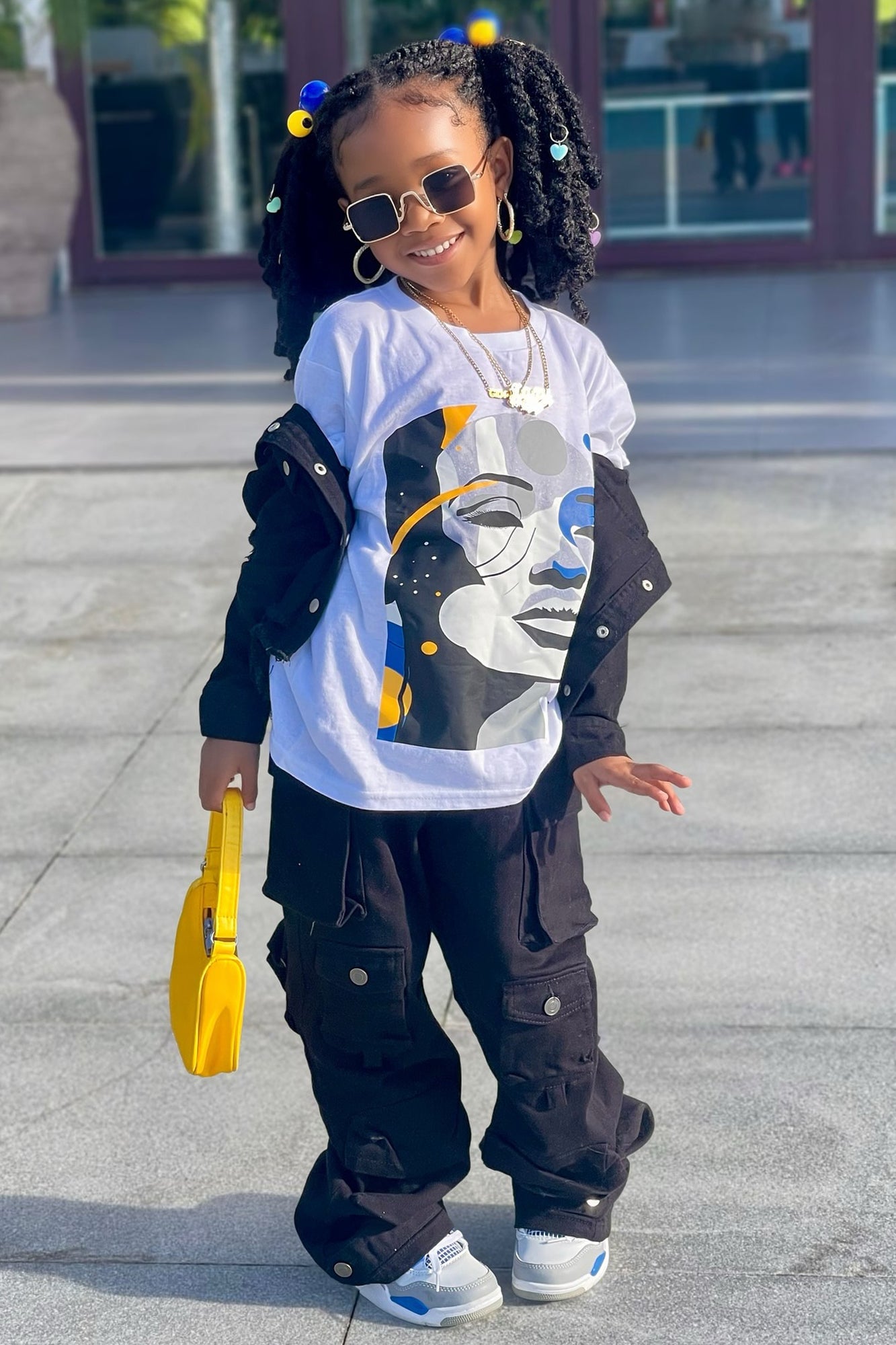 Mini Galactic Girl T-Shirt - White image 2