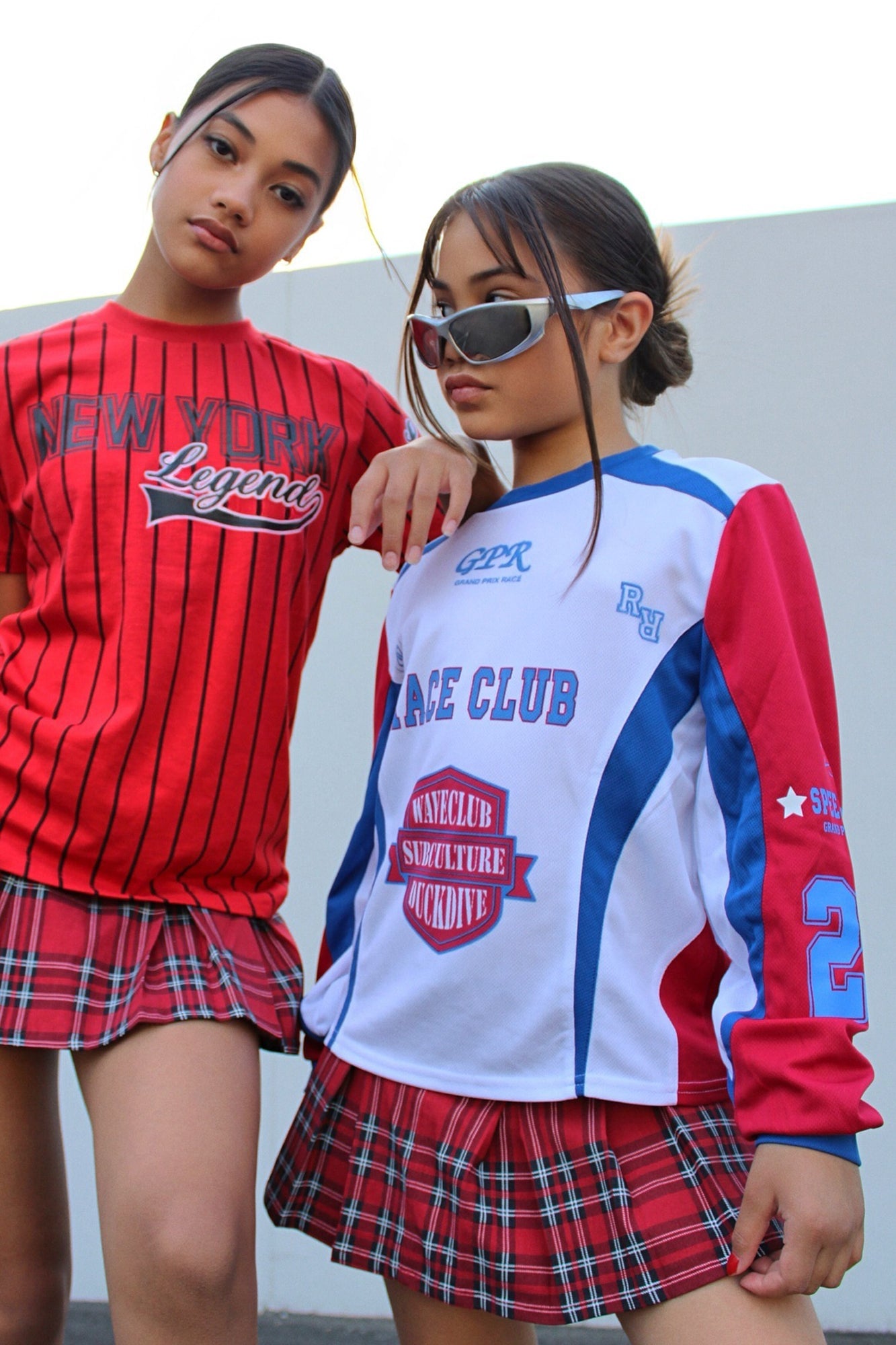 Mini Hot Shot Race Club Jersey Tee - White/combo image 2