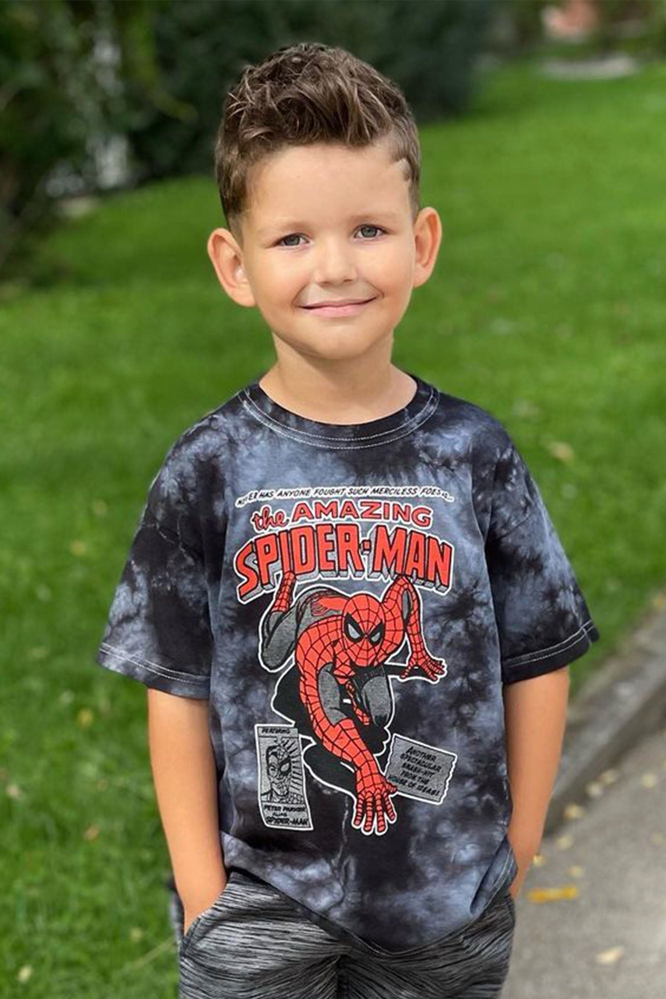 Mini Merciless Spider Man Short Sleeve Tee - Black image 1