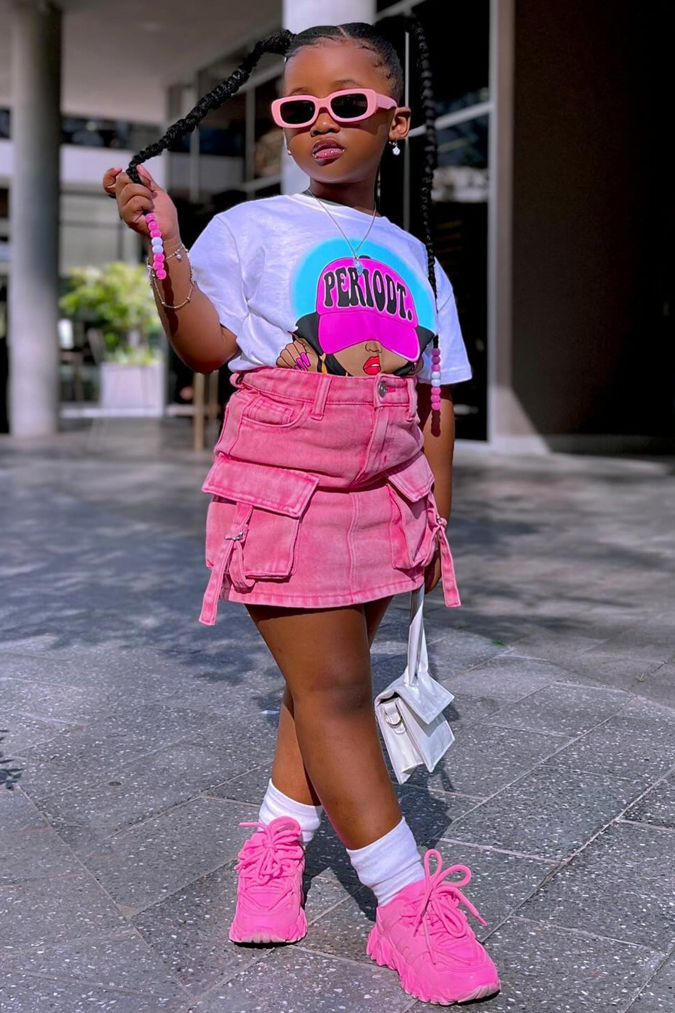 Mini Werk It Out Sneakers - Pink image 2