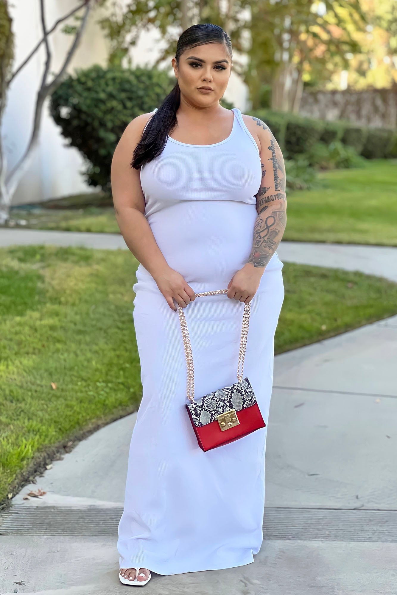 Mulberry Street Maxi Dress - White image 10